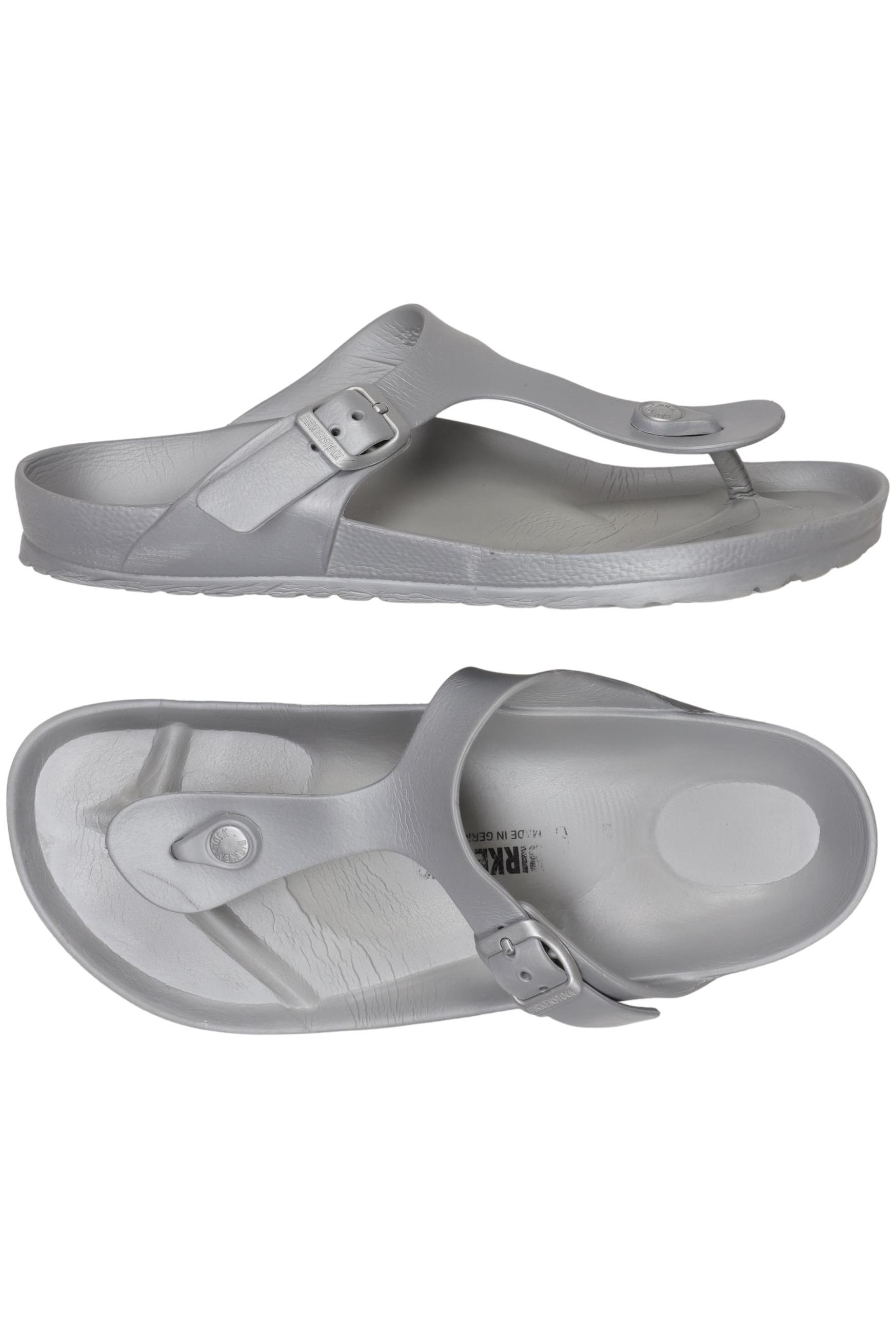 

Birkenstock Damen Sandale, silber, Gr. 39