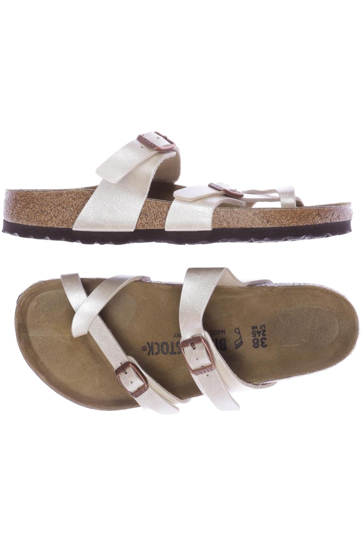 

Birkenstock Damen Sandale, cremeweiß, Gr. 38