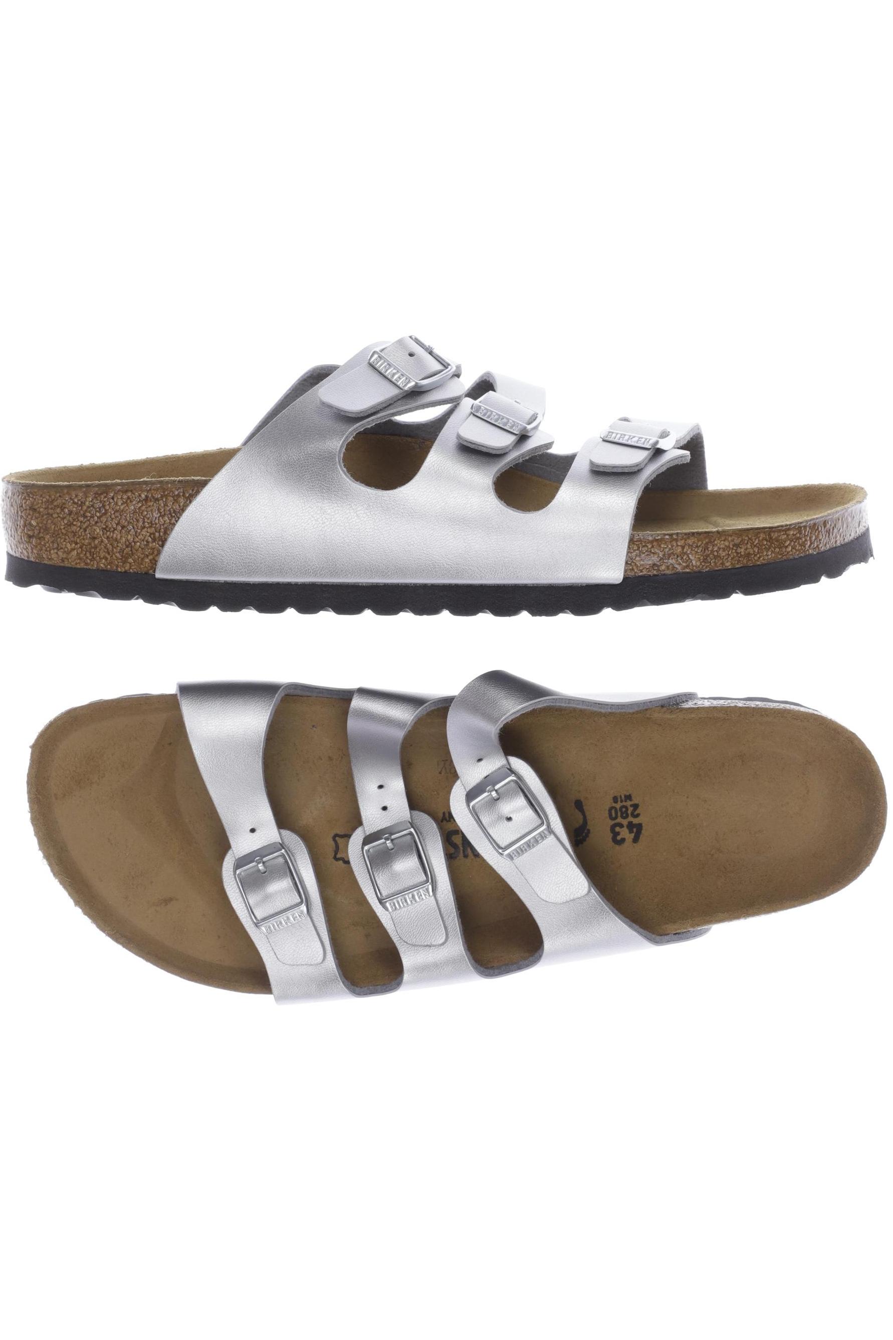 

Birkenstock Damen Sandale, silber, Gr. 43