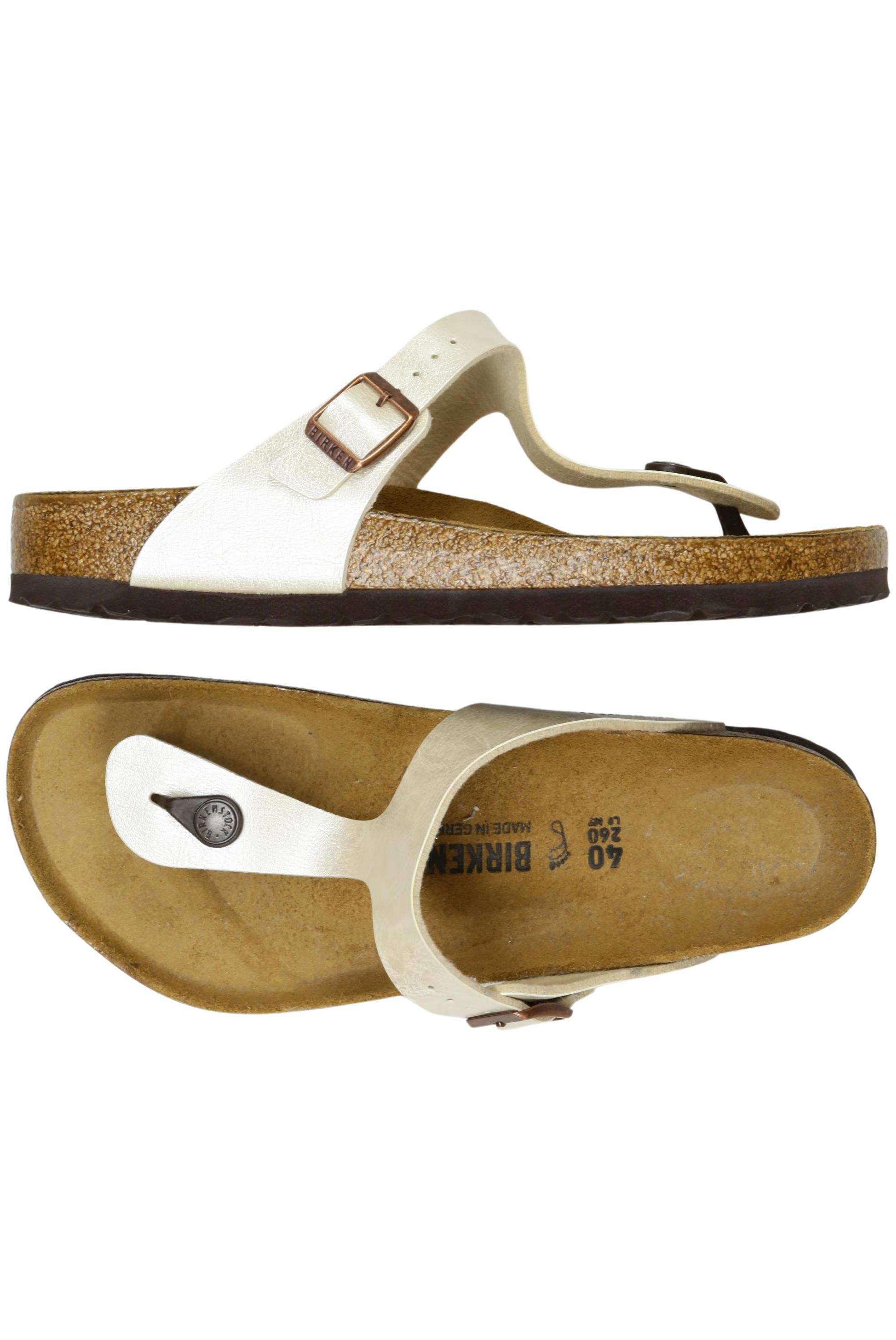 

Birkenstock Damen Sandale, cremeweiß, Gr. 40