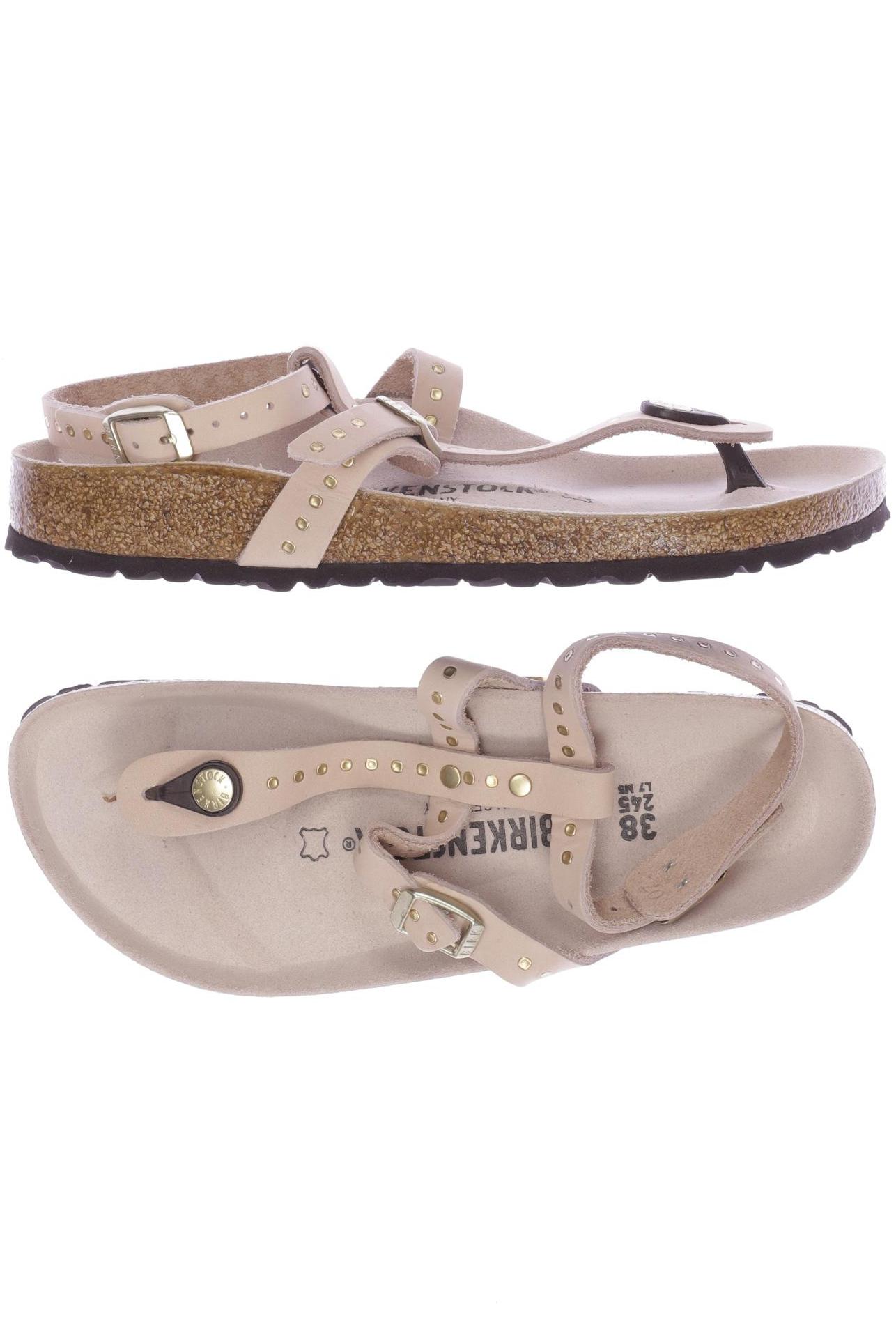 

Birkenstock Damen Sandale, beige, Gr. 38