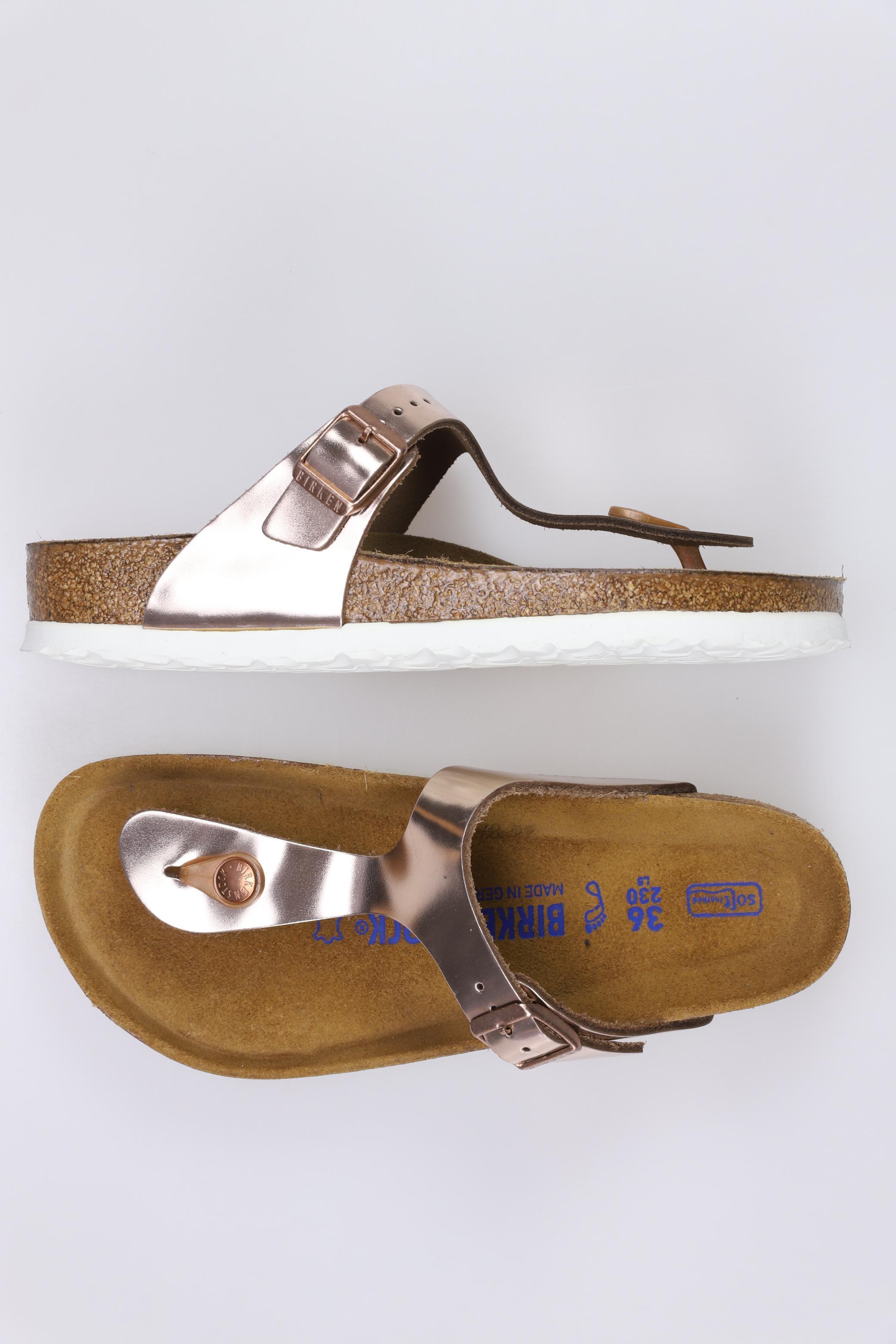 

Birkenstock Damen Sandale, gold, Gr. 36