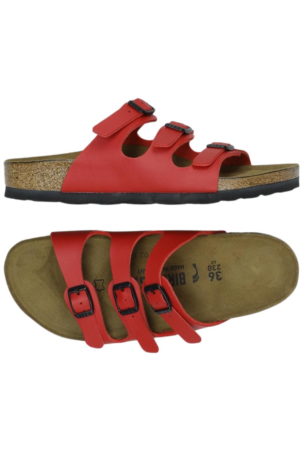 

Birkenstock Damen Sandale, rot, Gr. 36
