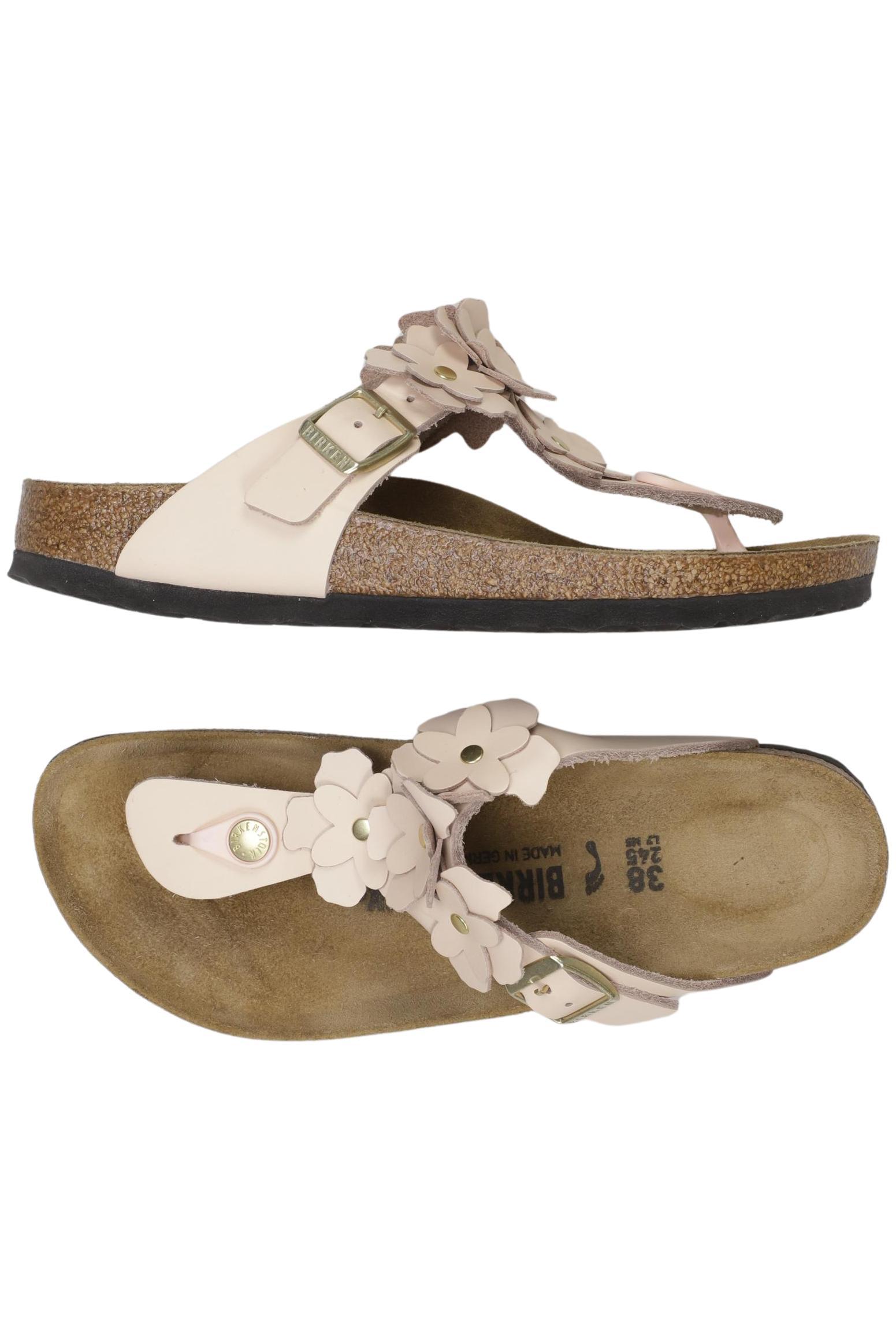 

Birkenstock Damen Sandale, beige, Gr. 38