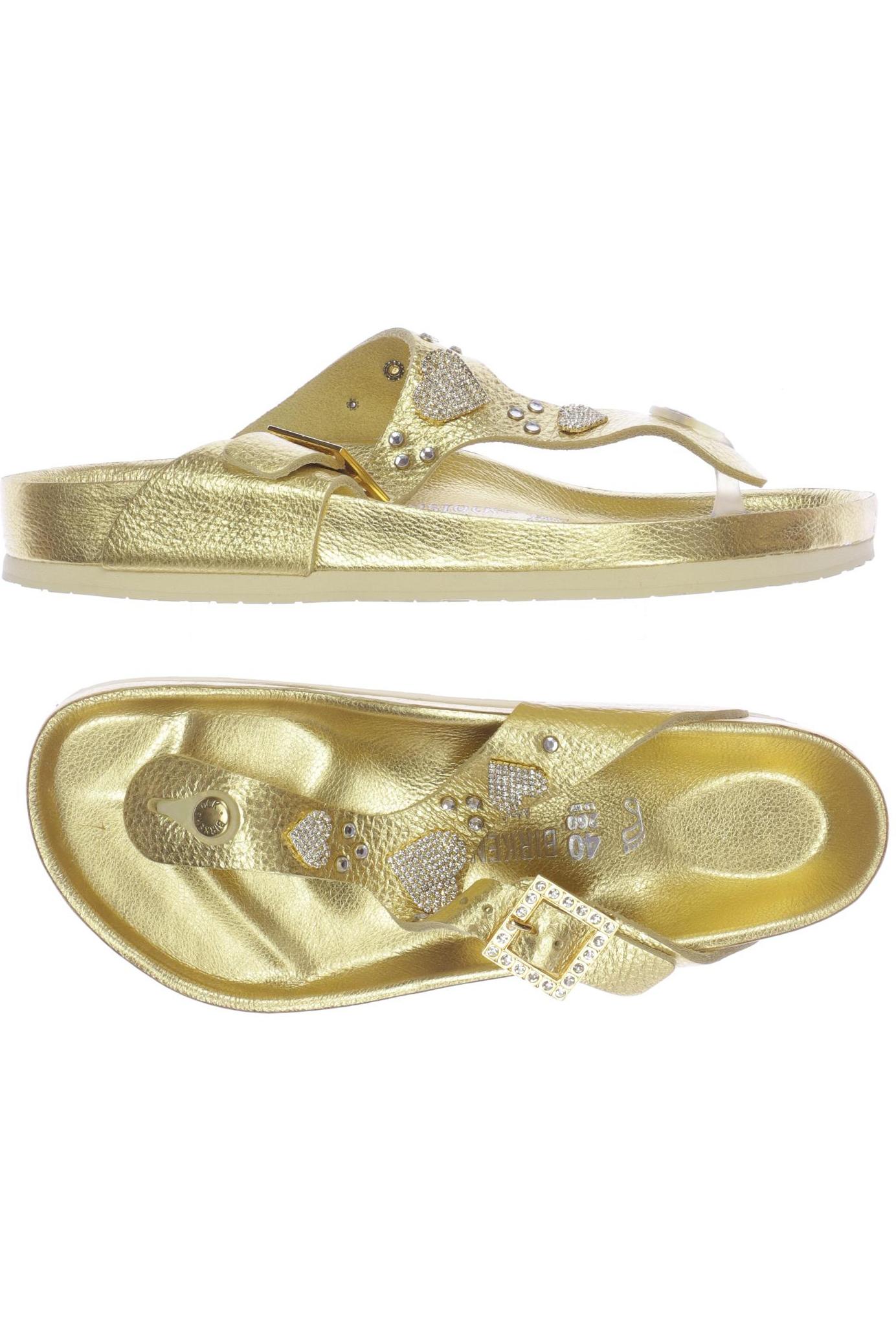 

Birkenstock Damen Sandale, gold, Gr. 40