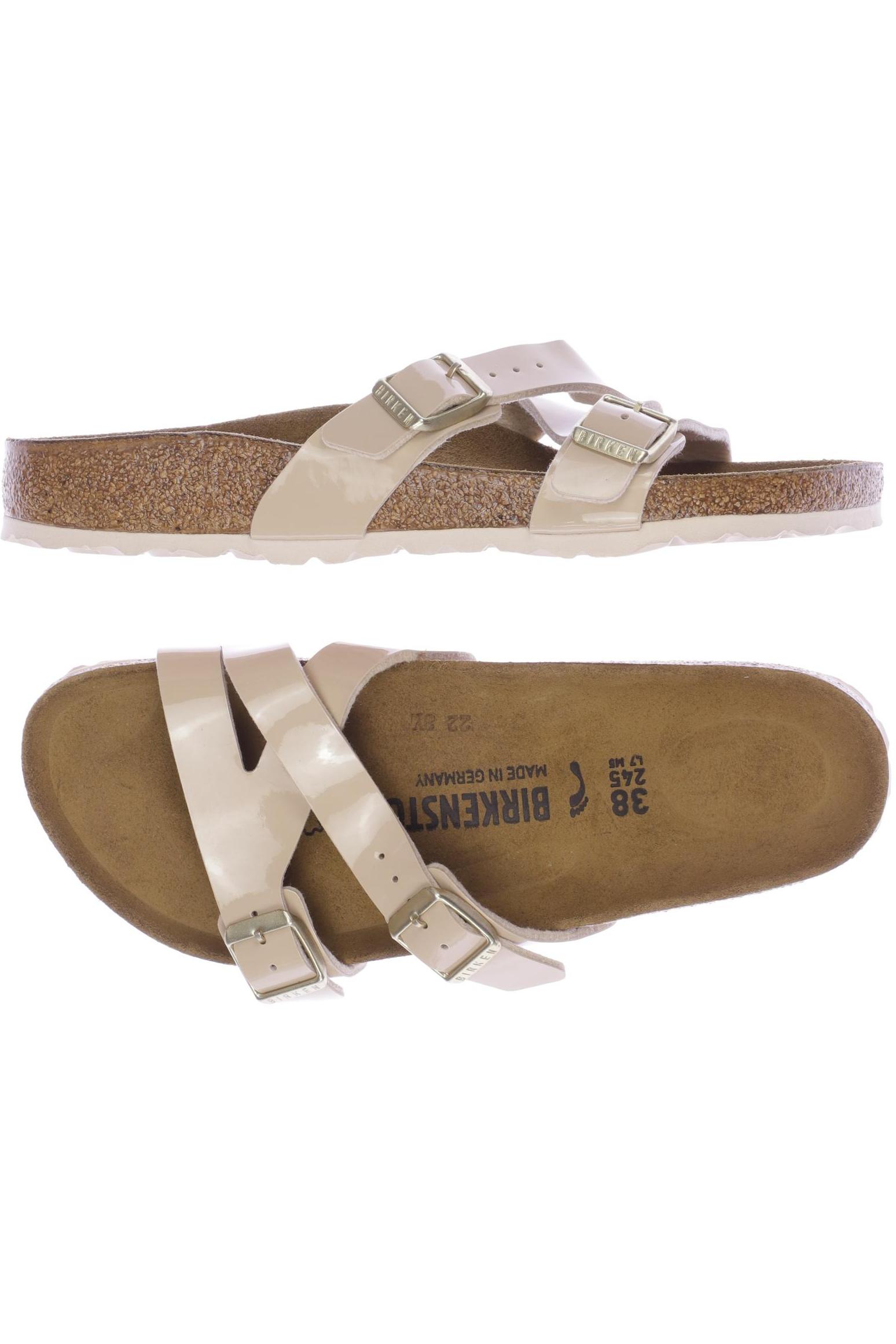 

Birkenstock Damen Sandale, beige, Gr. 38