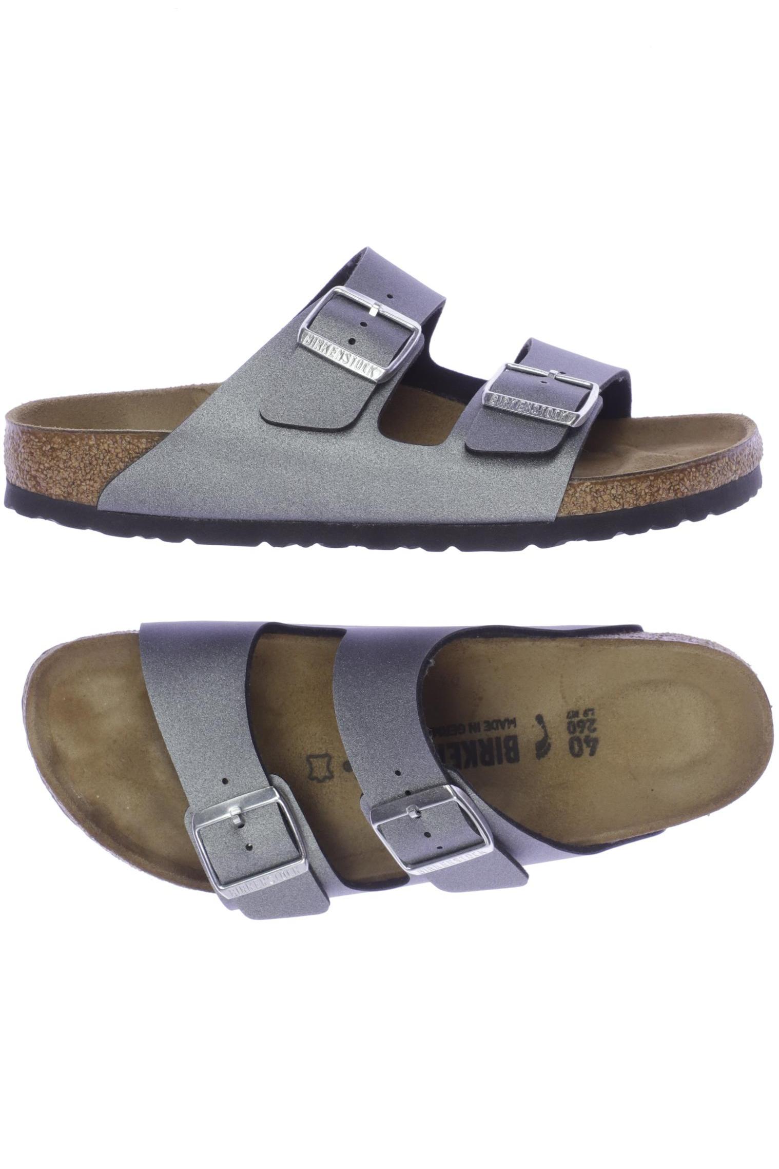 

Birkenstock Damen Sandale, silber, Gr. 40