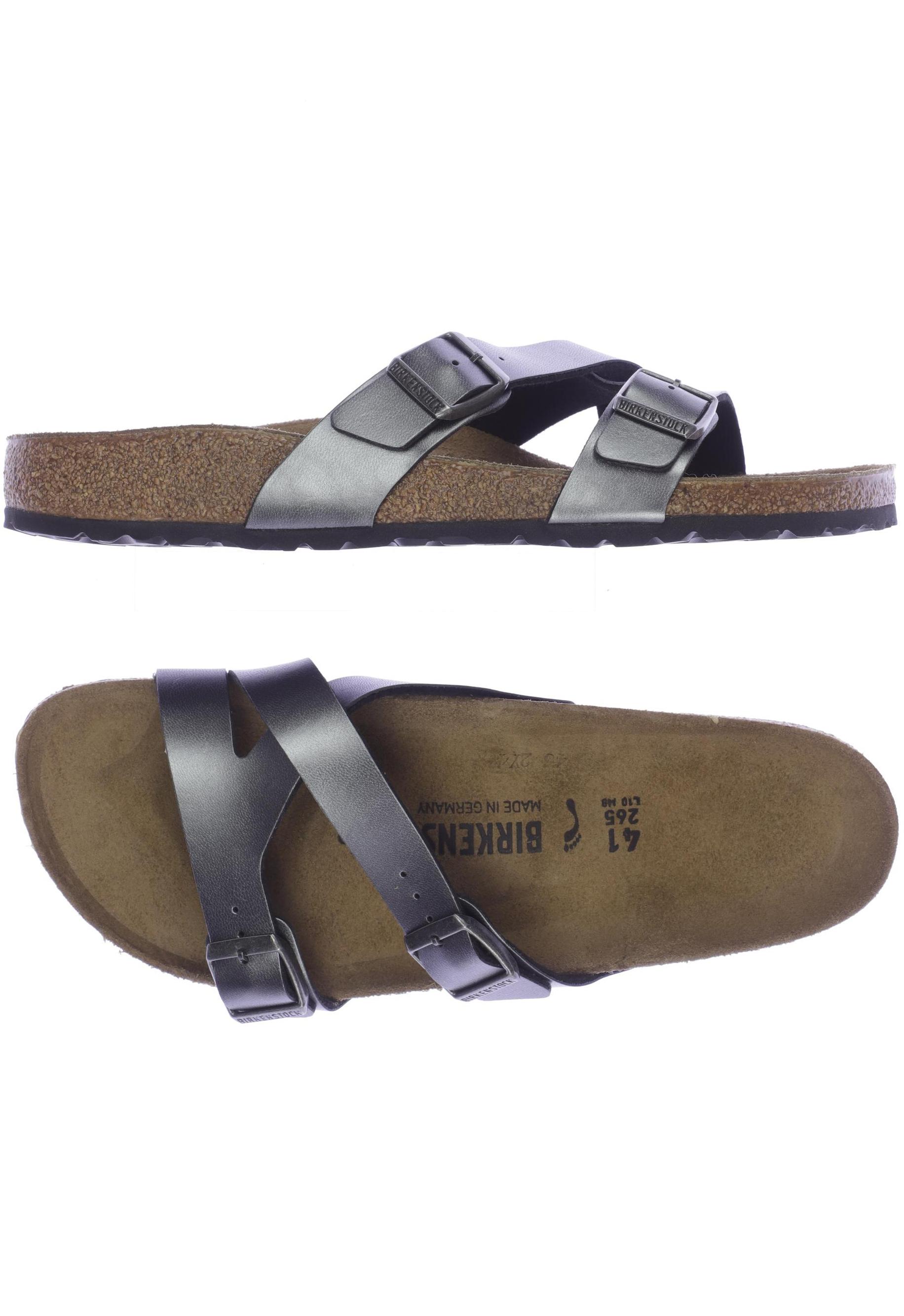 

Birkenstock Damen Sandale, silber, Gr. 41