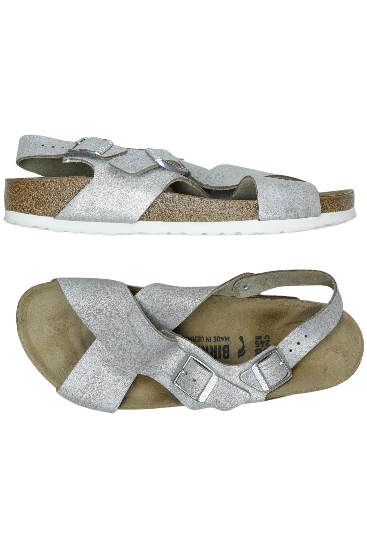 

Birkenstock Damen Sandale, silber, Gr. 38