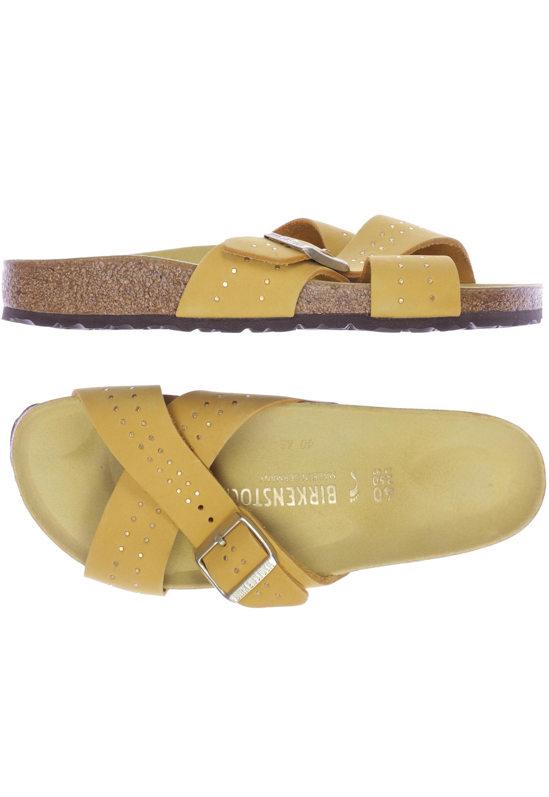 

Birkenstock Damen Sandale, gelb, Gr. 40