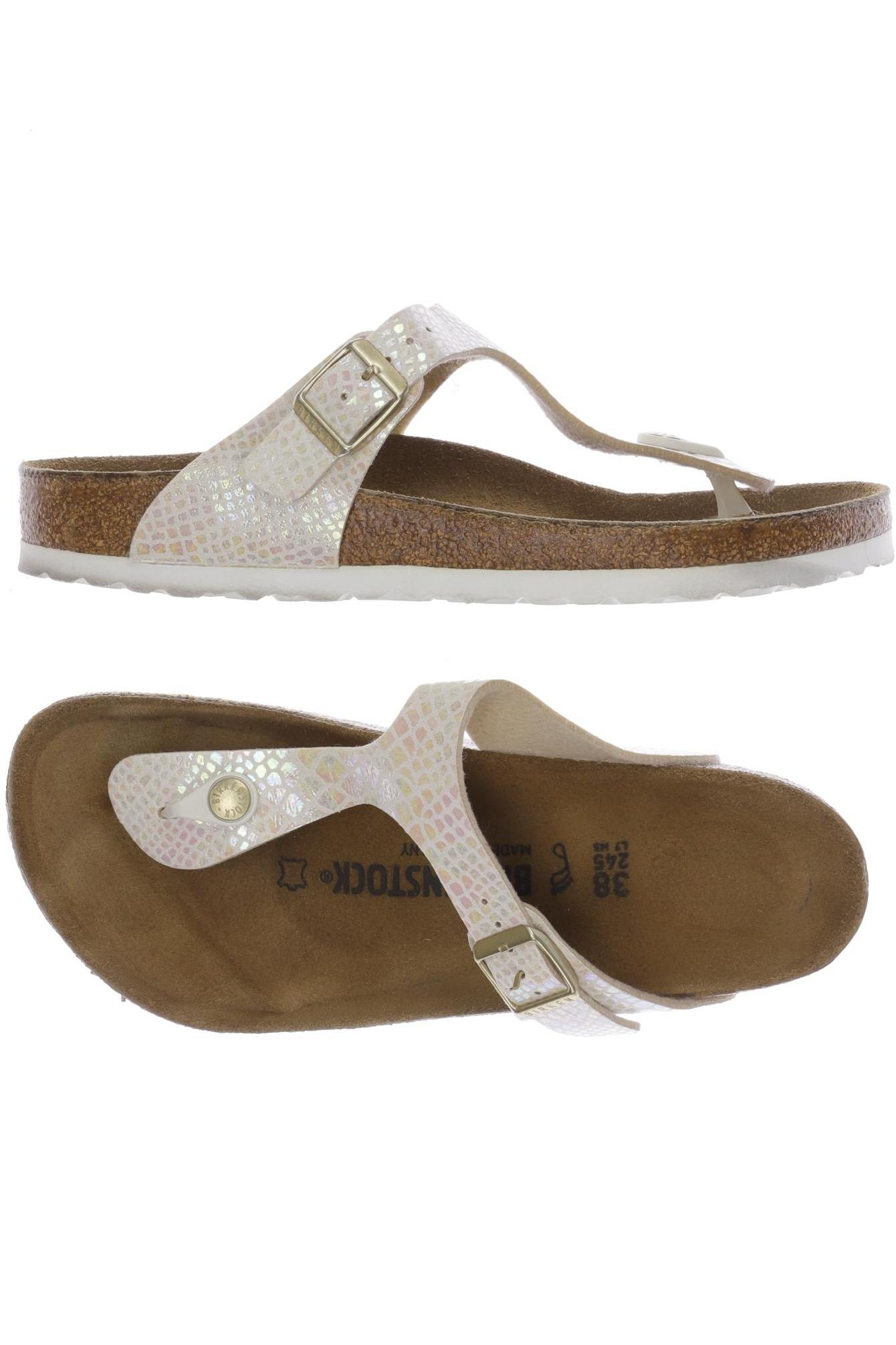 

Birkenstock Damen Sandale, beige, Gr. 38