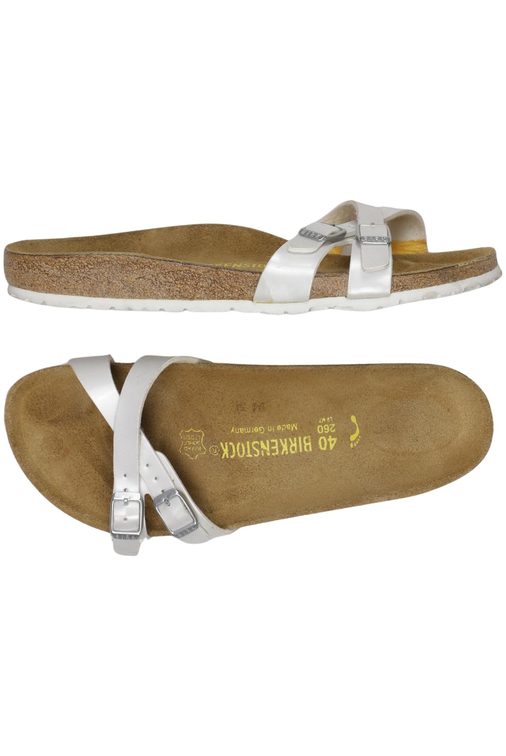 

Birkenstock Damen Sandale, silber, Gr. 40