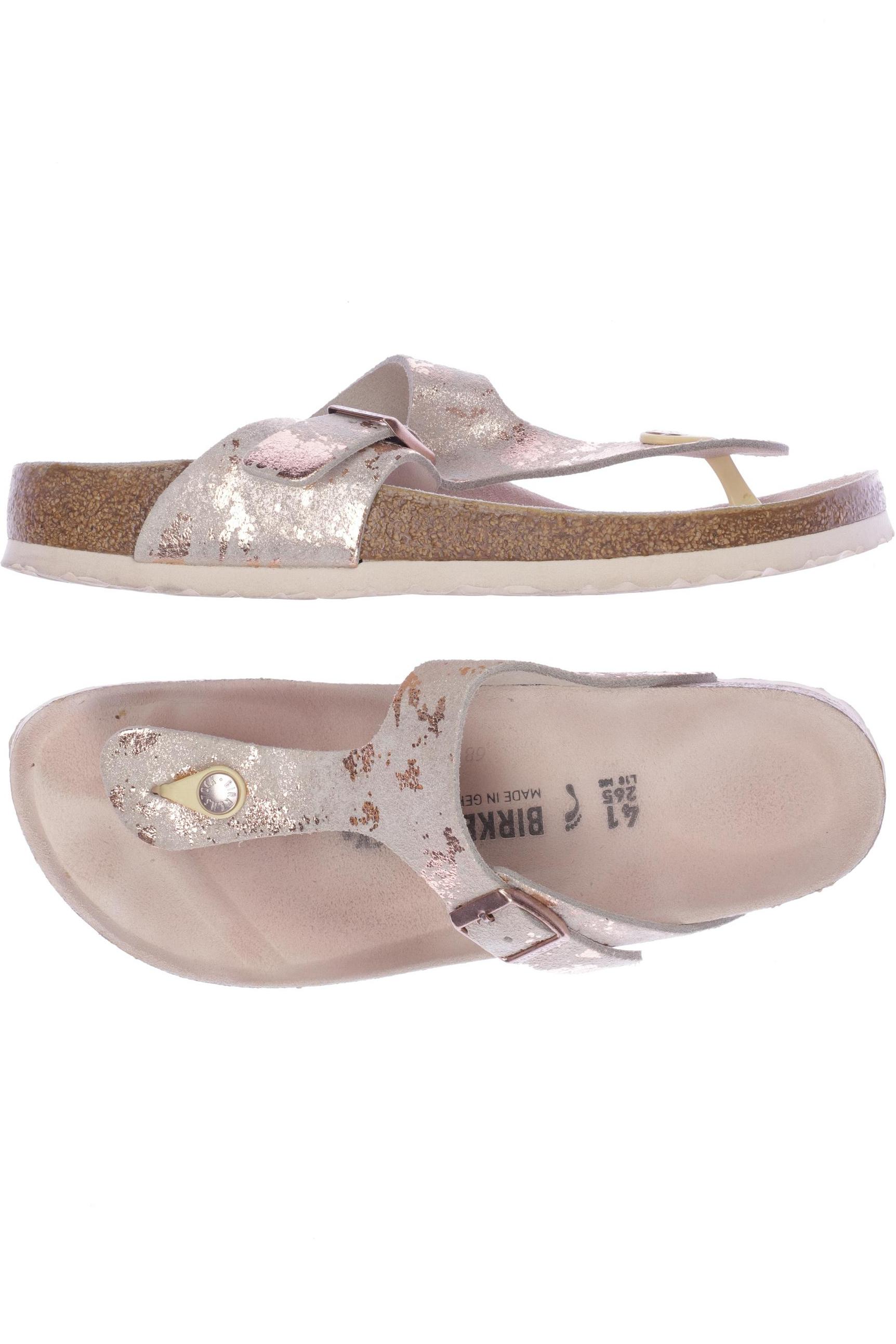 

Birkenstock Damen Sandale, gold, Gr. 41