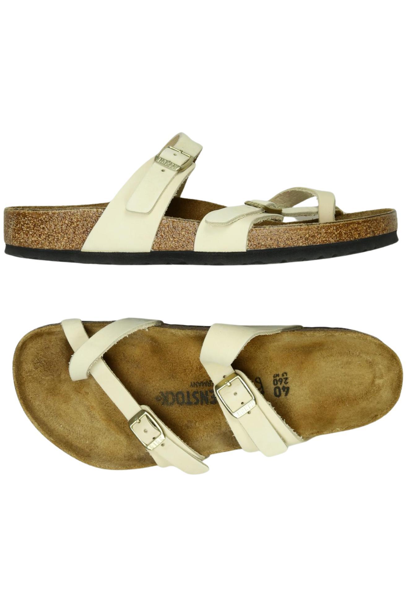 

Birkenstock Damen Sandale, cremeweiß, Gr. 40