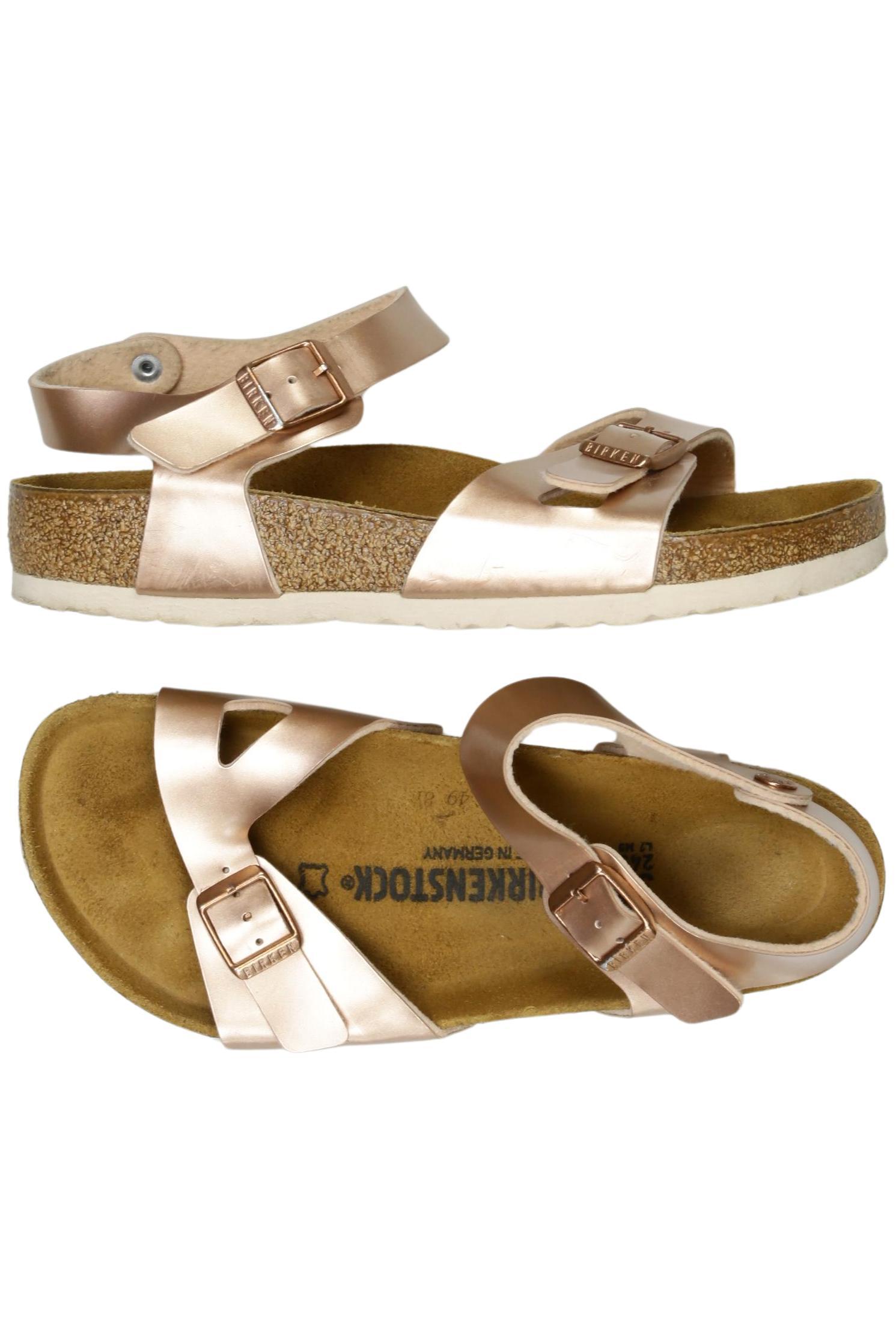 

Birkenstock Damen Sandale, gold, Gr. 38