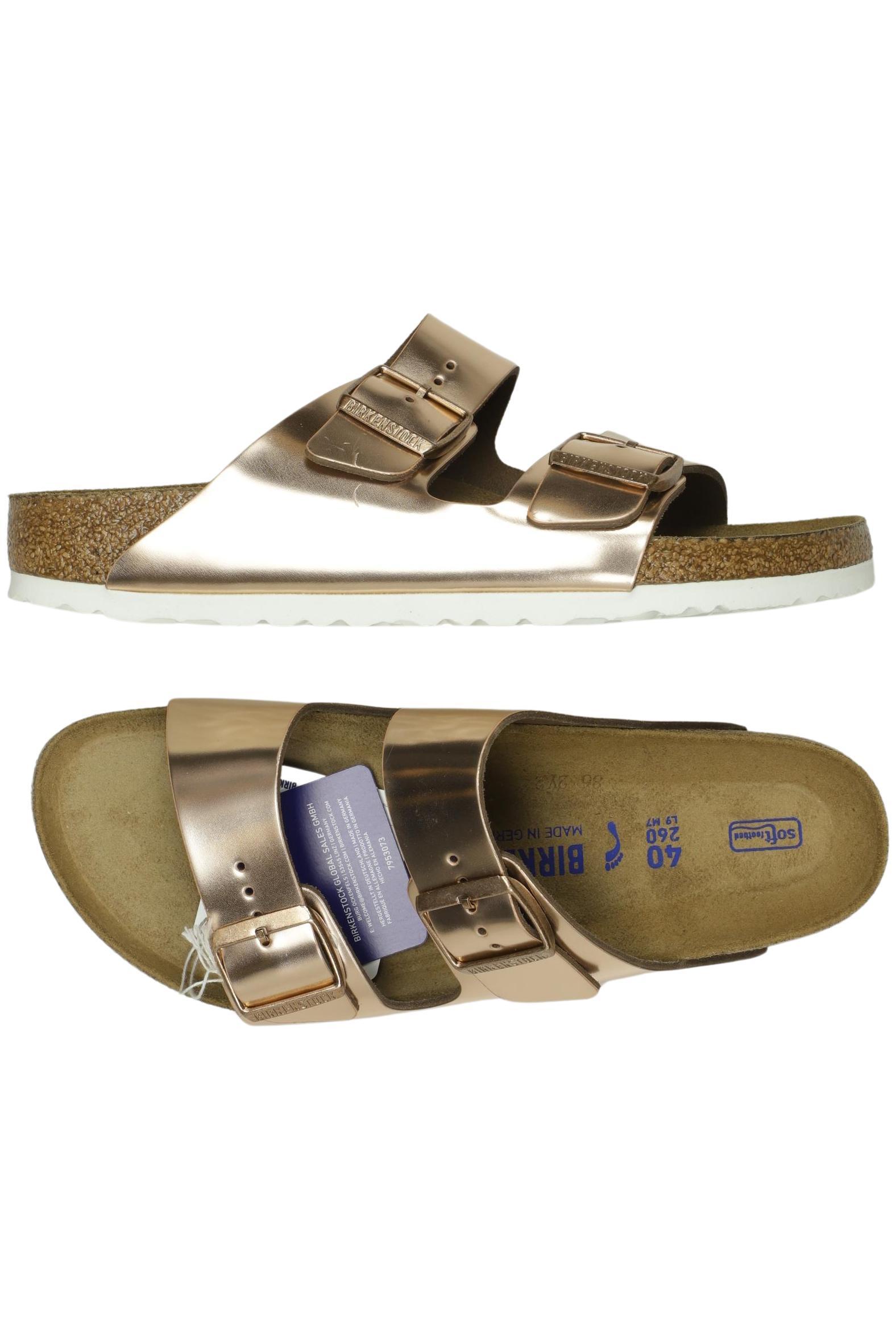 

Birkenstock Damen Sandale, gold, Gr. 40