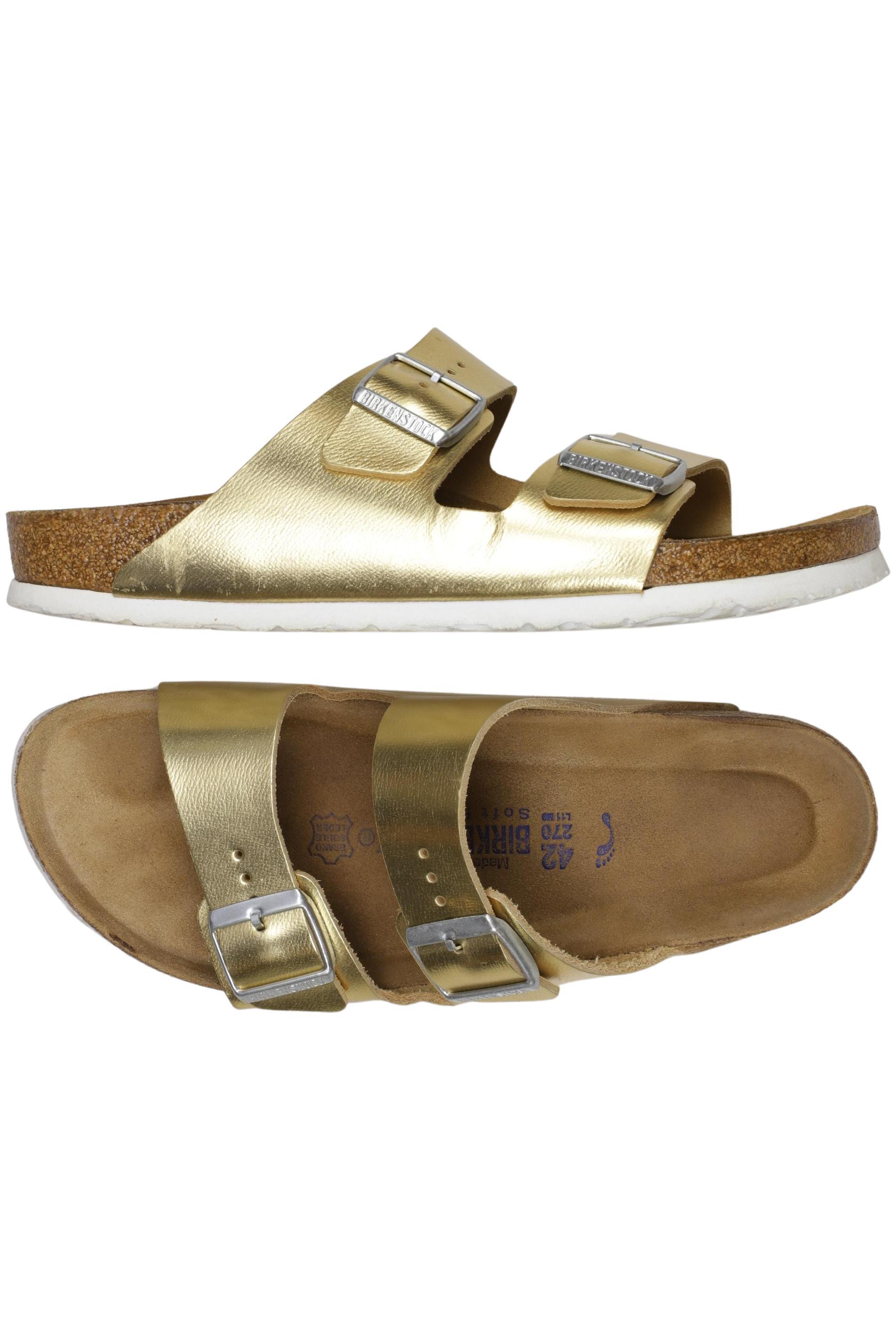 

Birkenstock Damen Sandale, gold, Gr. 42