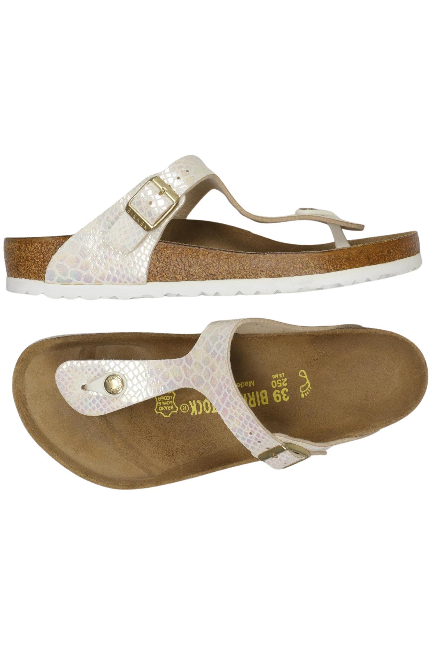 

Birkenstock Damen Sandale, cremeweiß, Gr. 39