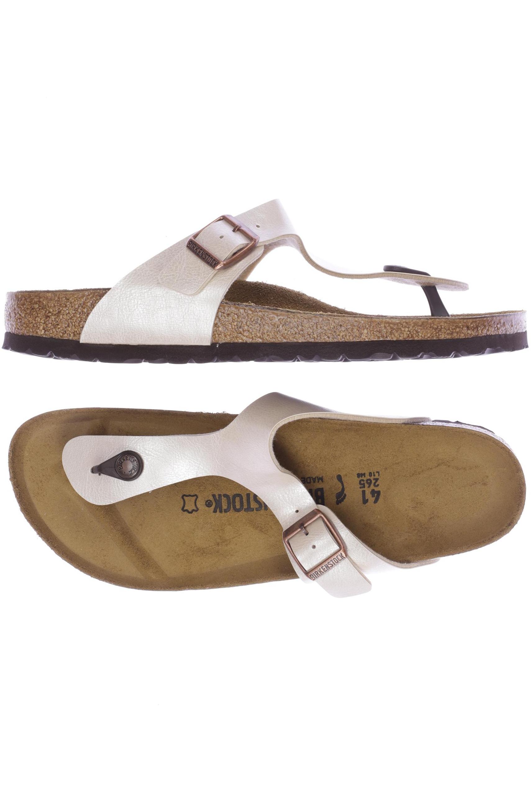 

Birkenstock Damen Sandale, beige, Gr. 41