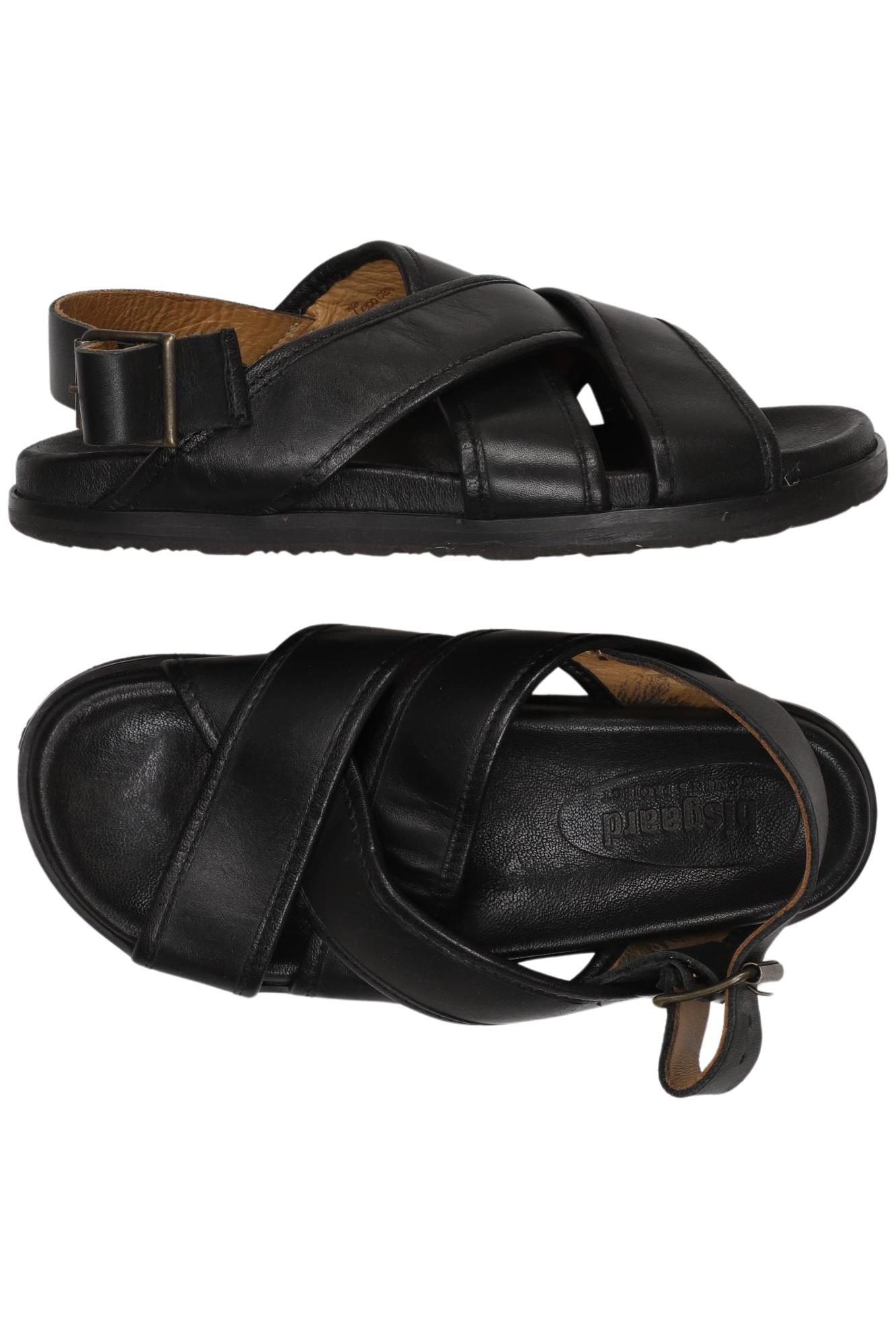 

Bisgaard Damen Sandale, schwarz, Gr. 35