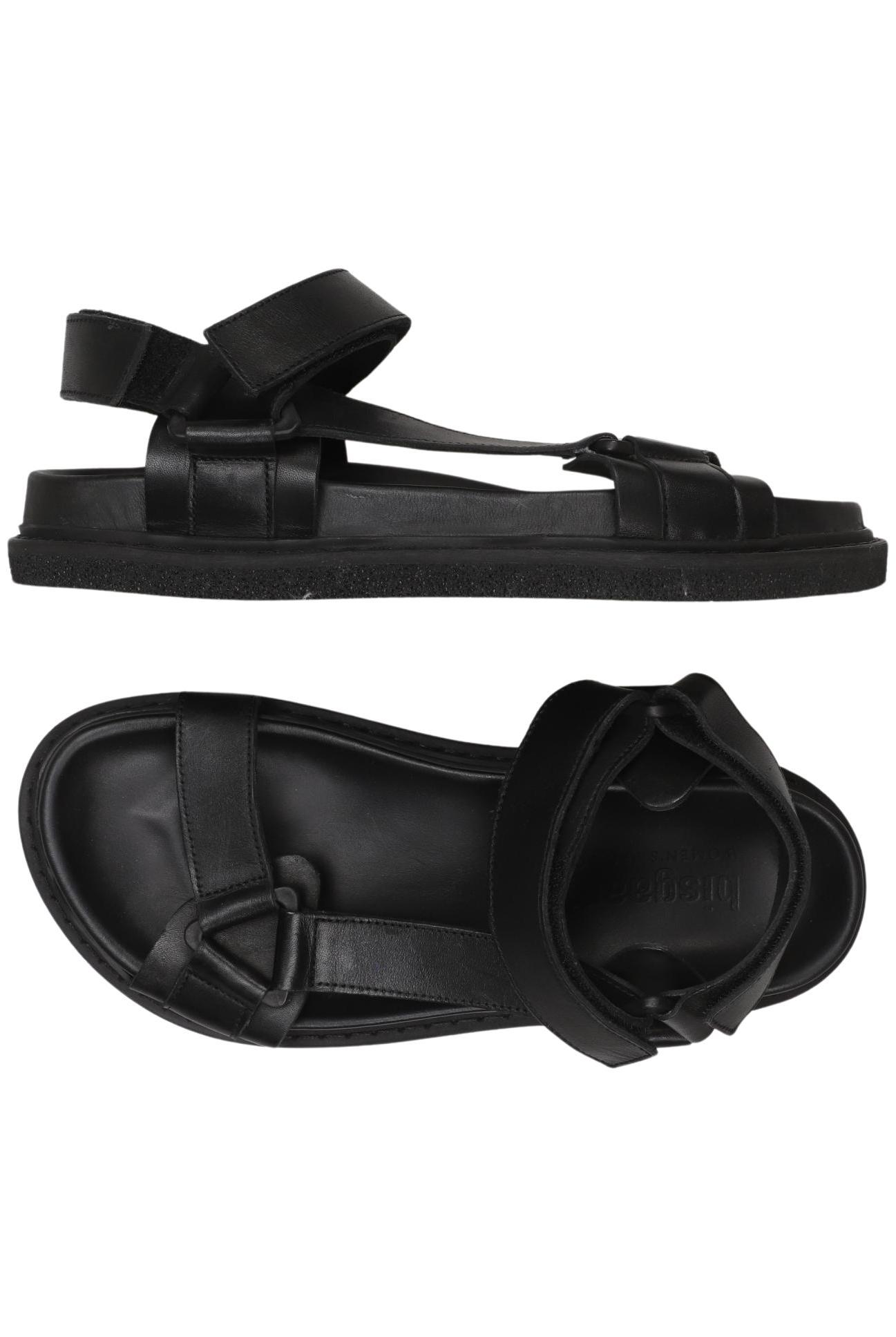 

Bisgaard Damen Sandale, schwarz, Gr. 38