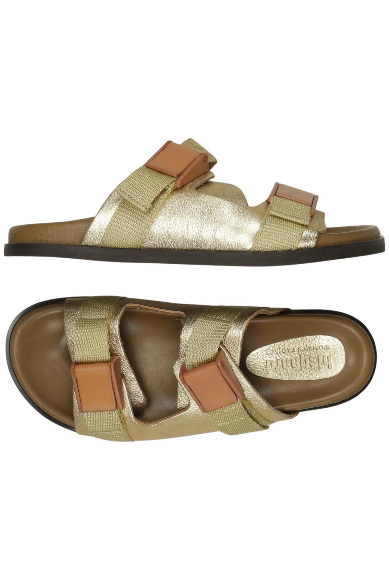 

Bisgaard Damen Sandale, gold, Gr. 38
