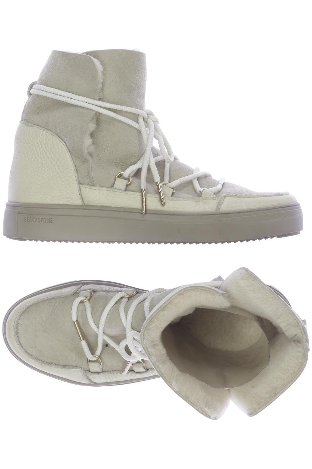 

BLACKSTONE Damen Stiefelette, cremeweiß