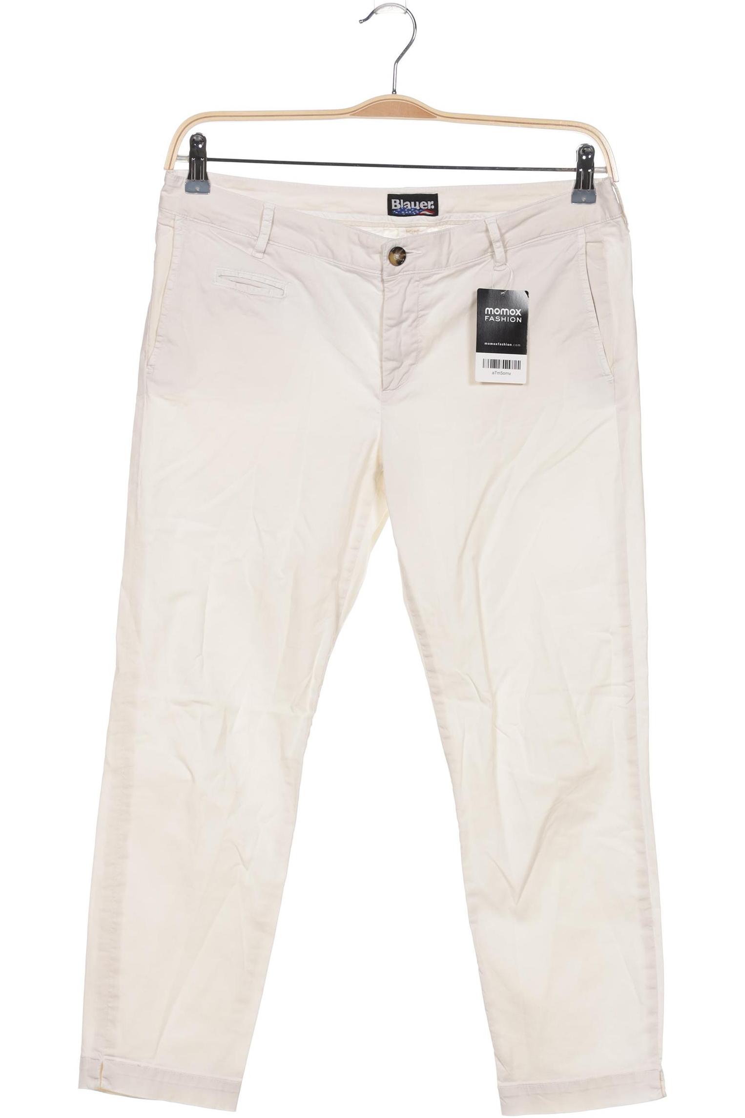 

blauer Damen Jeans, cremeweiß, Gr. 32