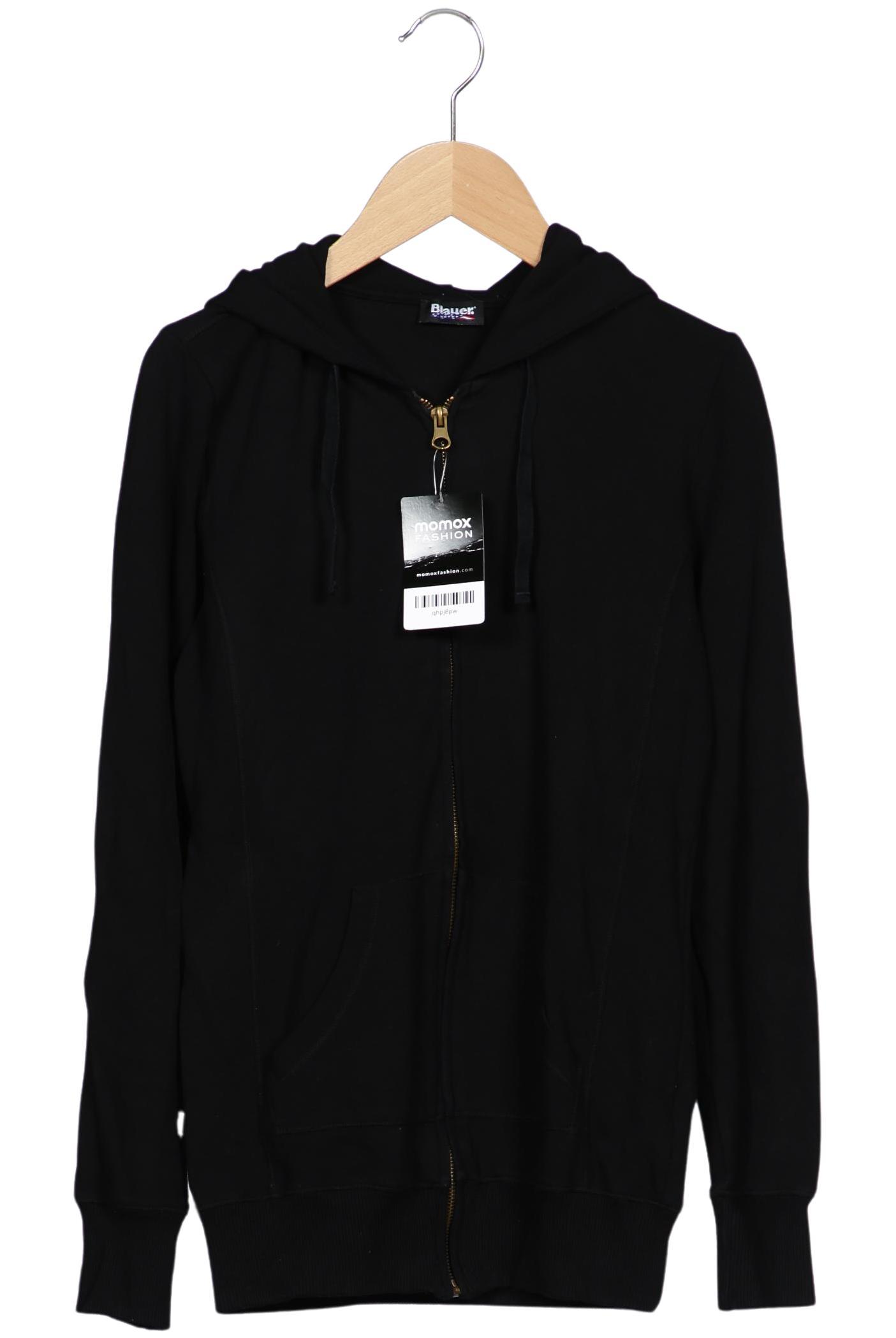 

blauer Damen Kapuzenpullover, schwarz, Gr. 36