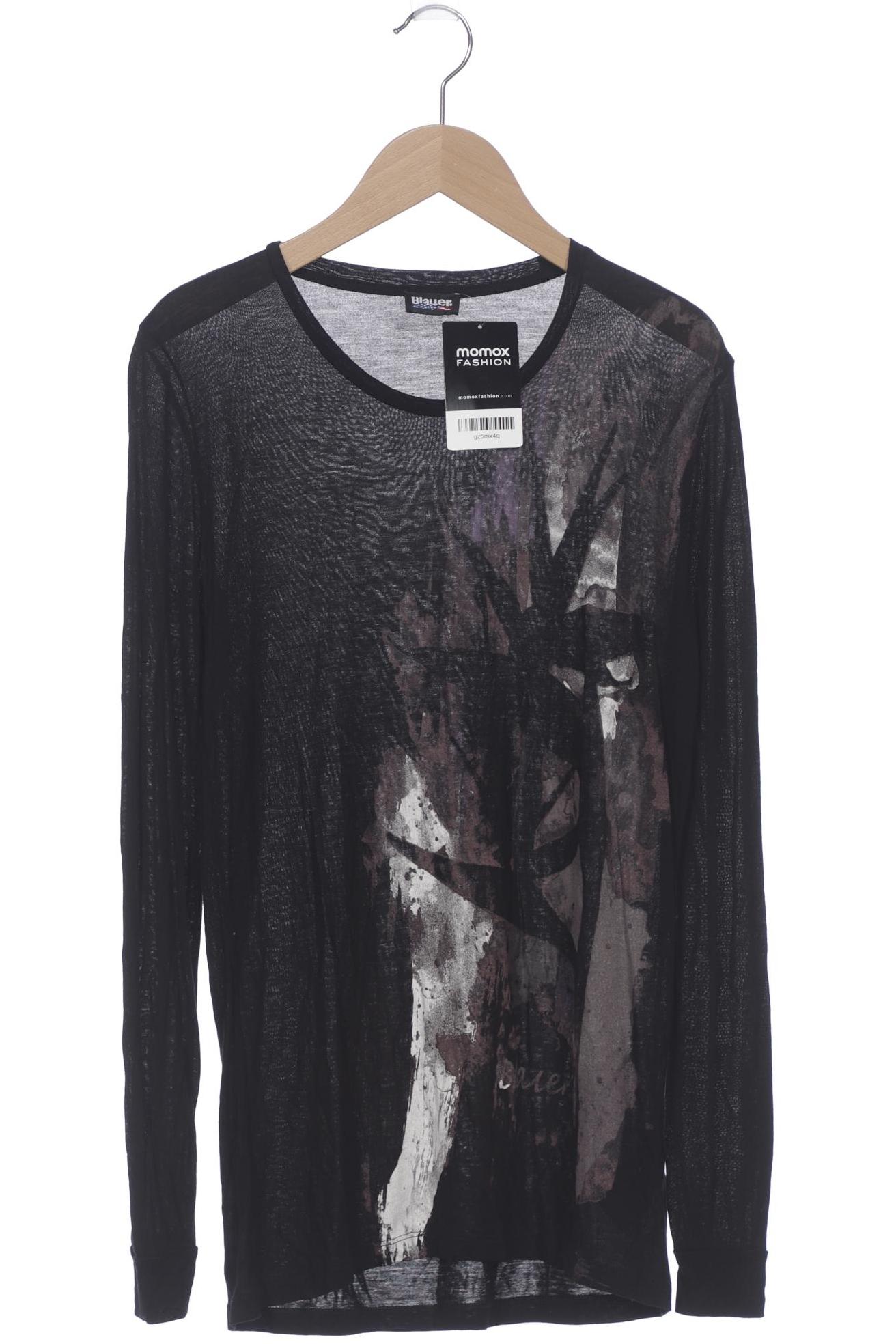 

blauer Damen Langarmshirt, schwarz, Gr. 36