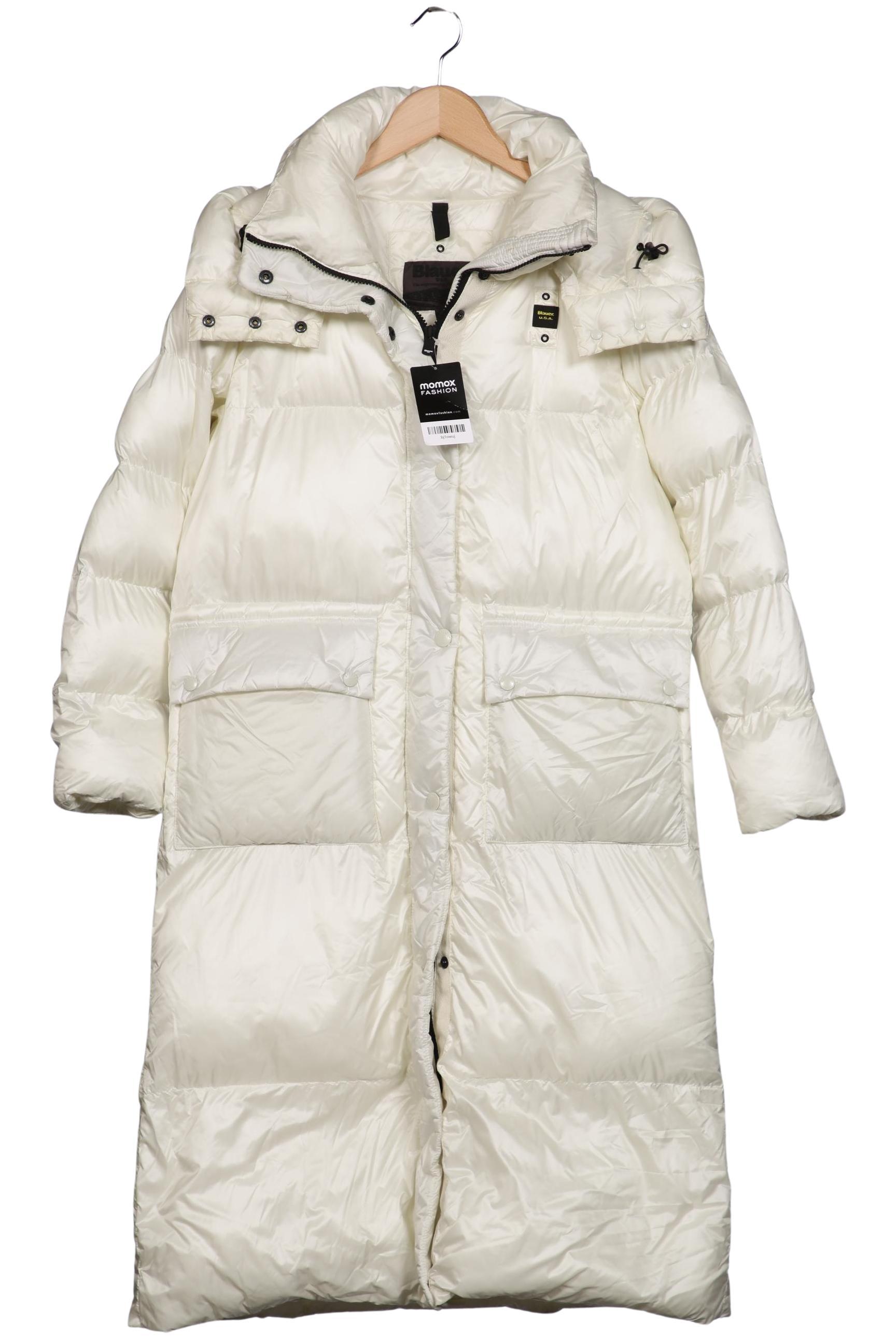 

blauer Damen Mantel, cremeweiß, Gr. 36