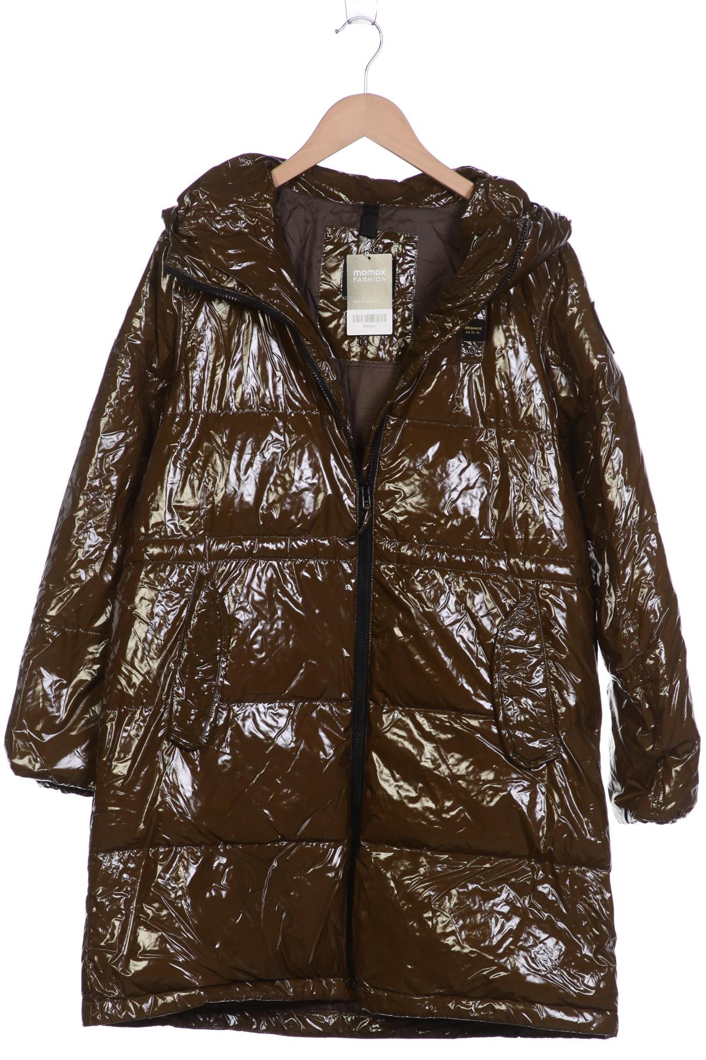 

blauer Damen Mantel, grün