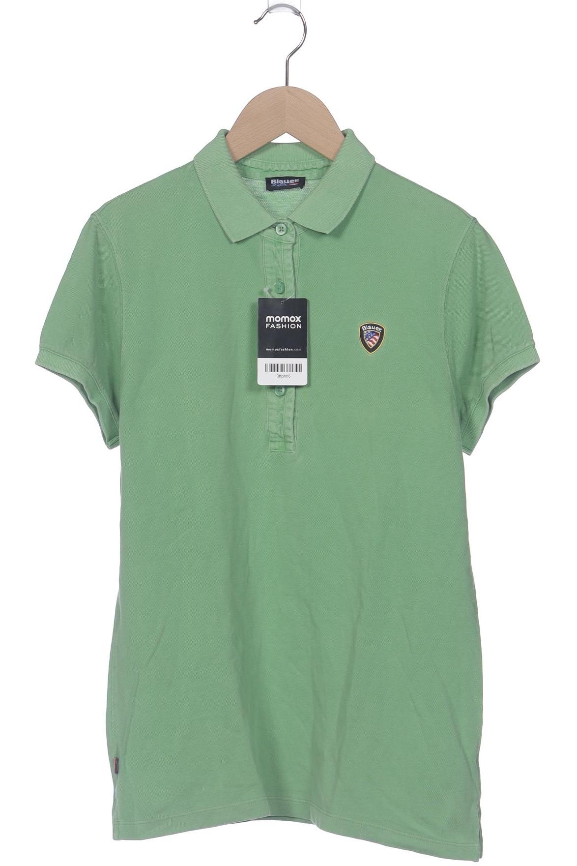 Thumbnail - blauer Damen Poloshirt, grün, Gr. 42
