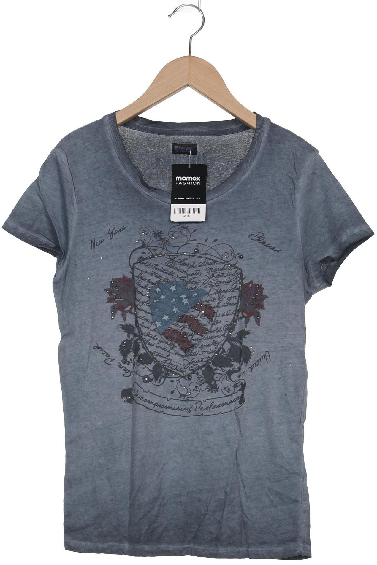 

blauer Damen T-Shirt, blau, Gr. 38