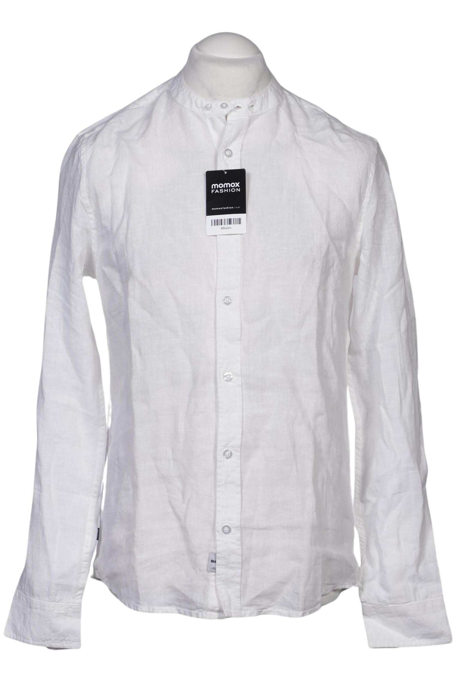 

blauer Herren Hemd, weiß, Gr. 48