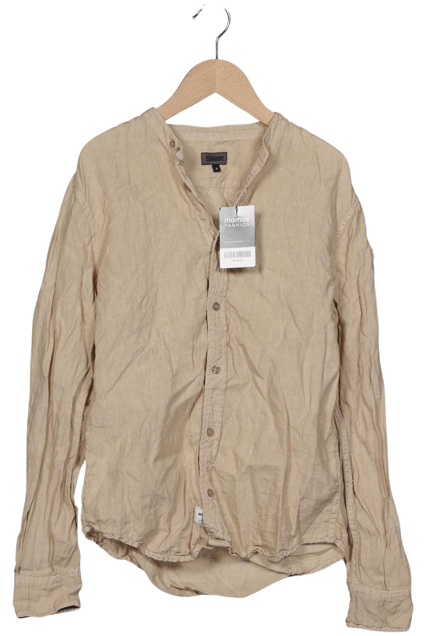 

blauer Herren Hemd, beige, Gr. 46