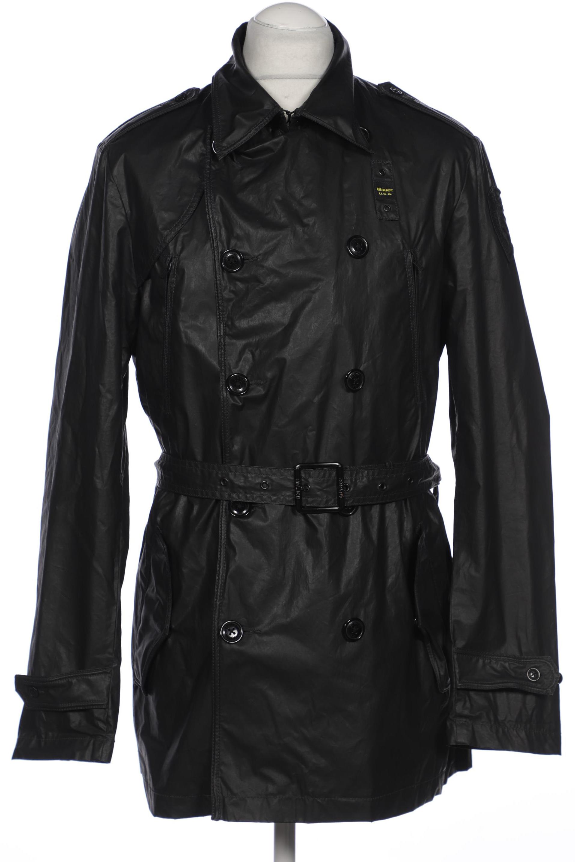 

blauer Herren Mantel, schwarz, Gr. 52