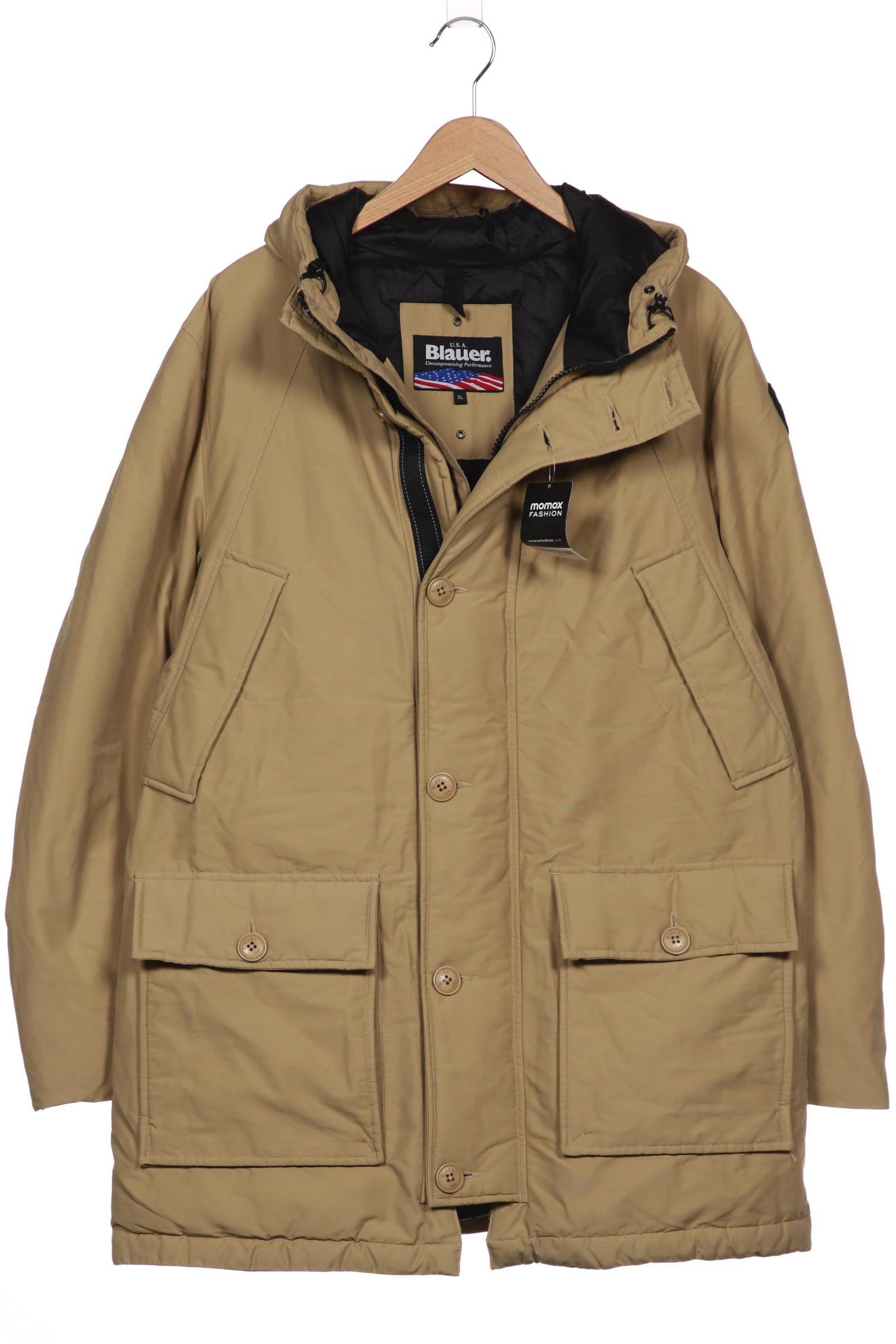 

blauer Herren Mantel, beige, Gr. 54