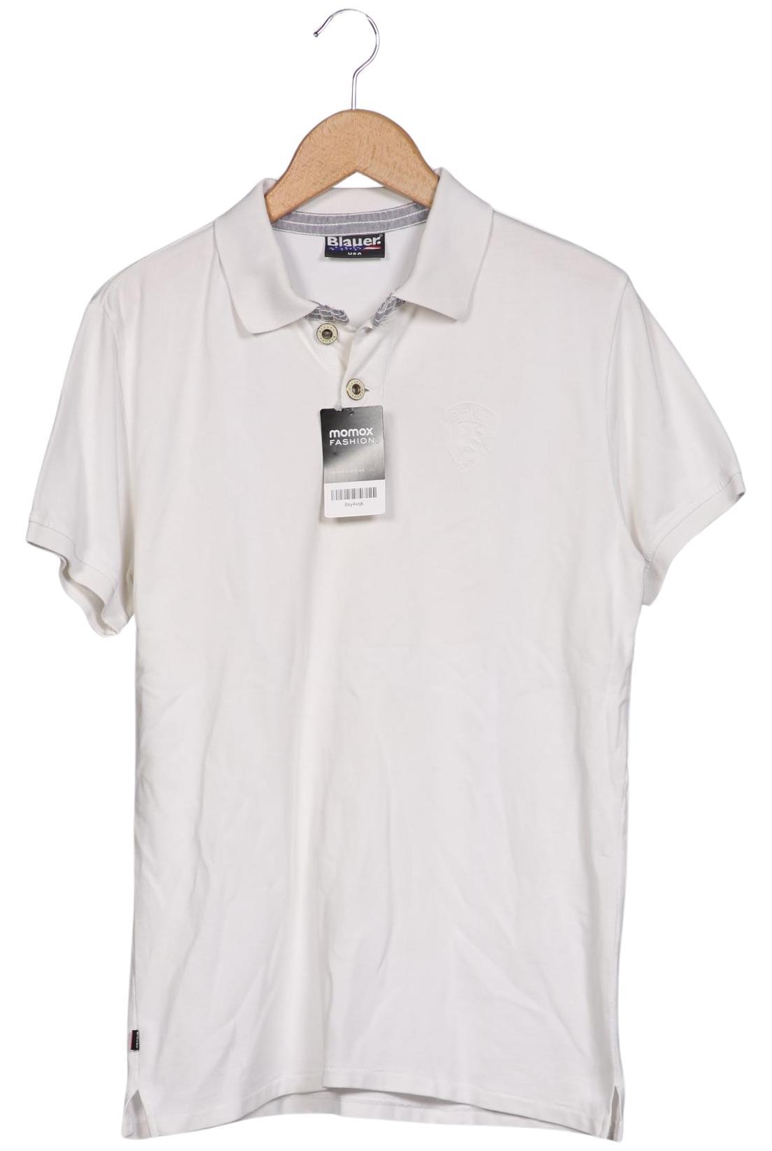 

blauer Herren Poloshirt, weiß, Gr. 52