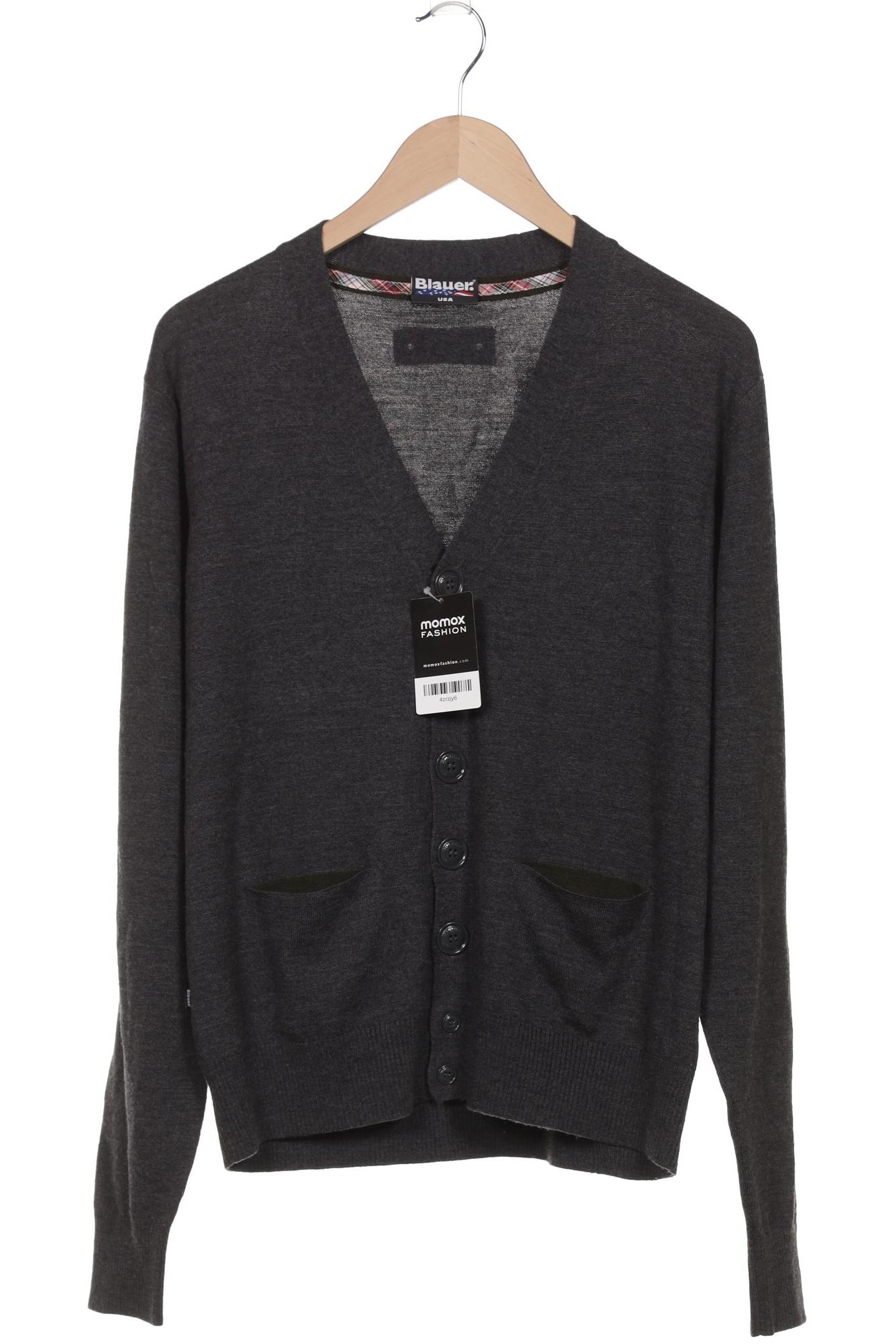 

blauer Herren Strickjacke, grau, Gr. 54