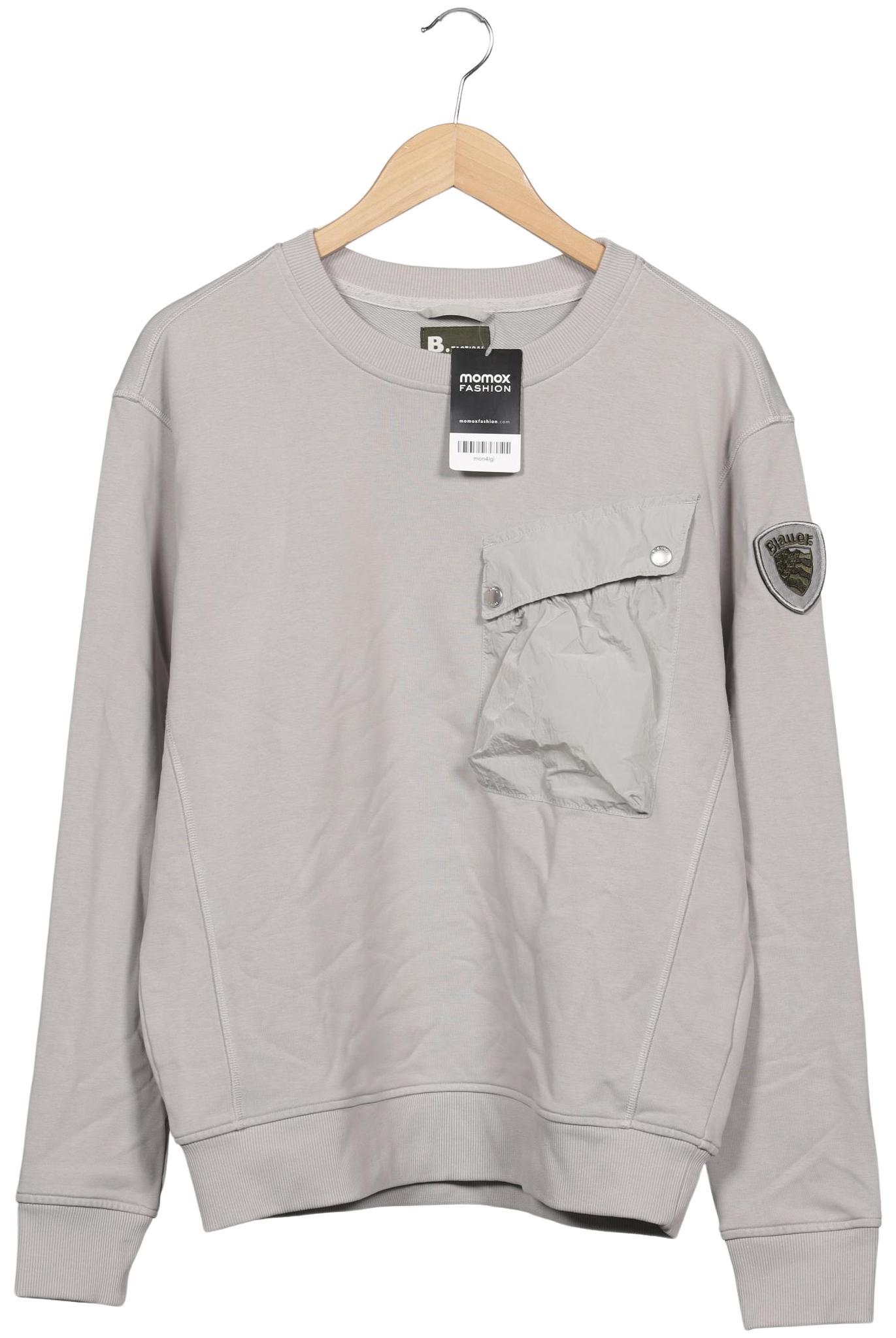 Thumbnail - blauer Herren Sweatshirt, grau, Gr. 48