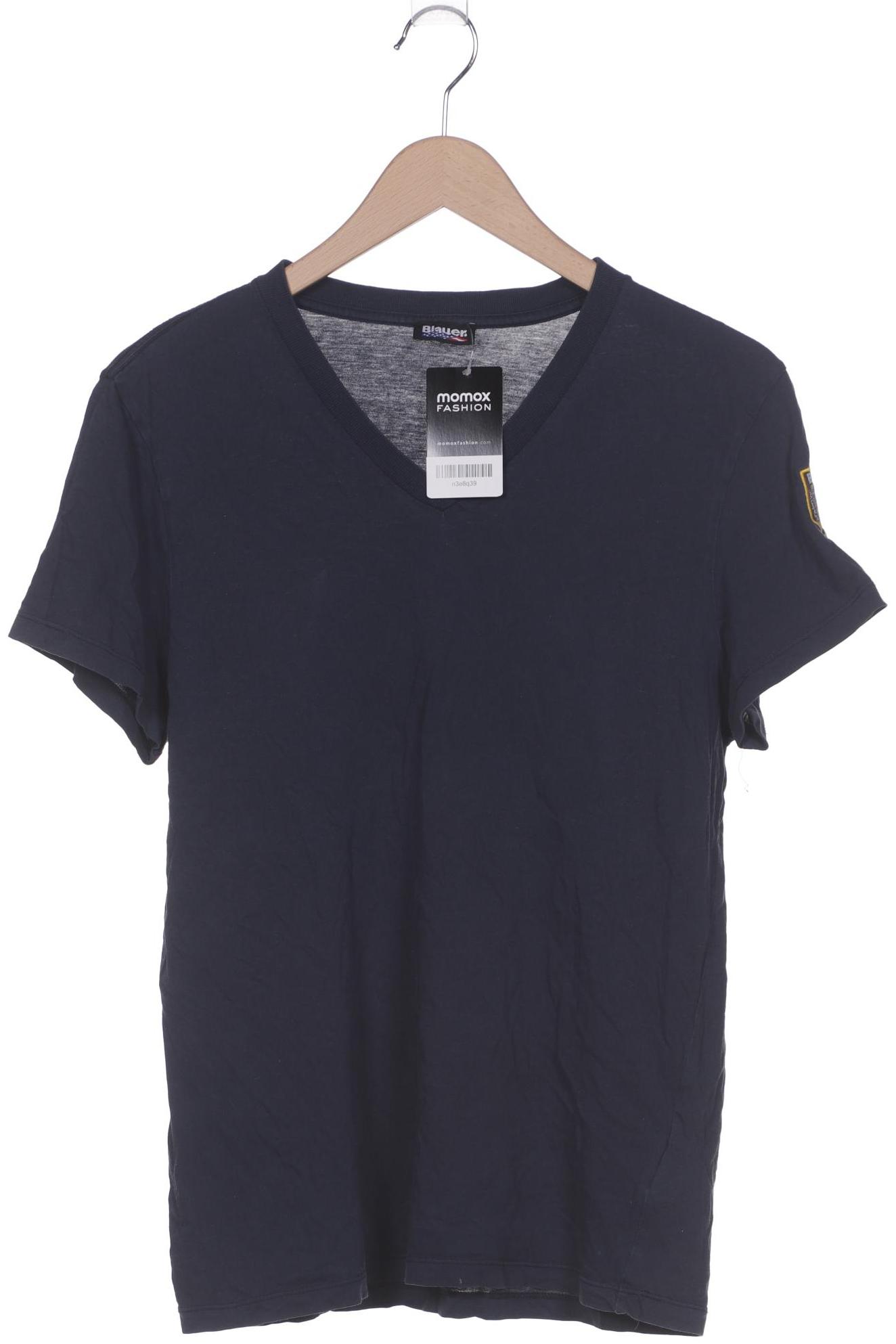 

blauer Herren T-Shirt, marineblau, Gr. 48