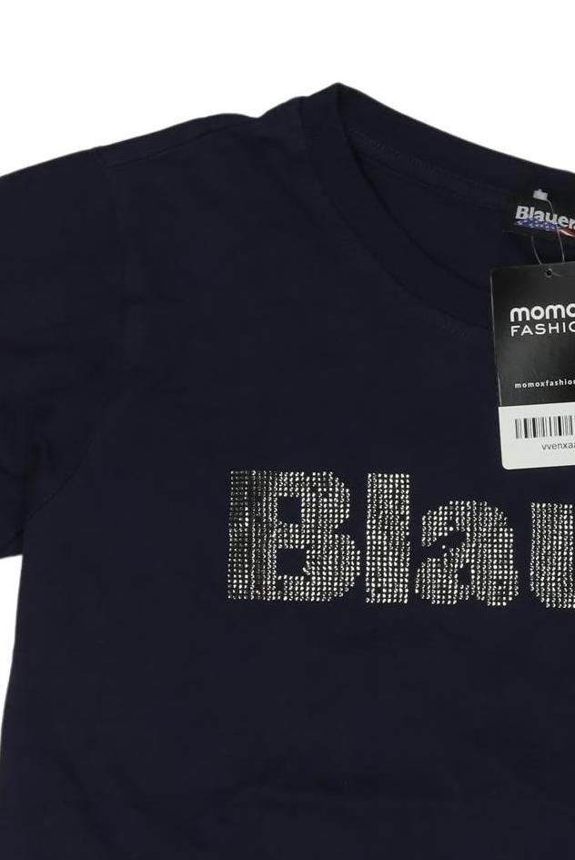 Thumbnail - blauer Mädchen T-Shirt, marineblau, Gr. 164