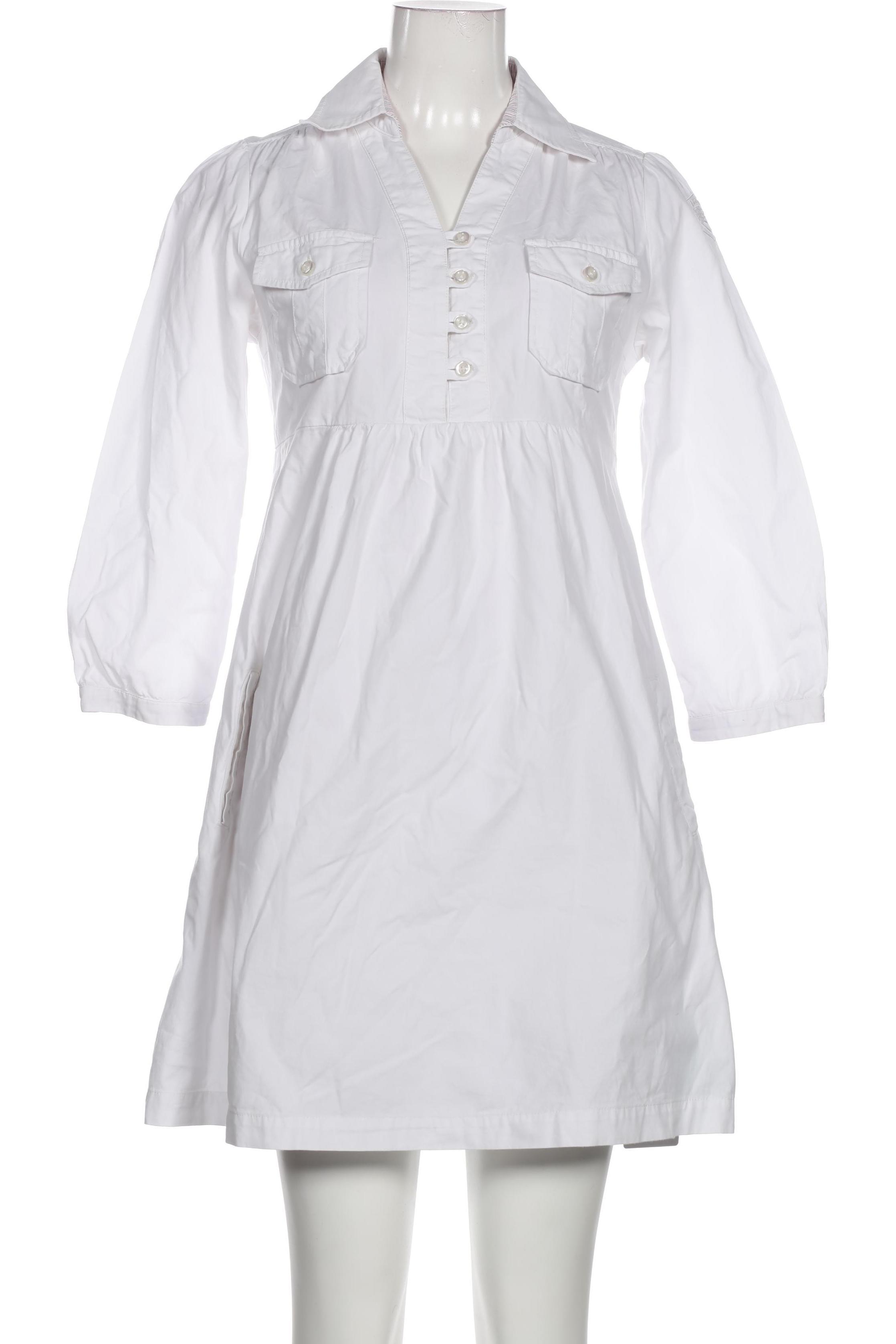 

blauer Damen Kleid, weiß, Gr.