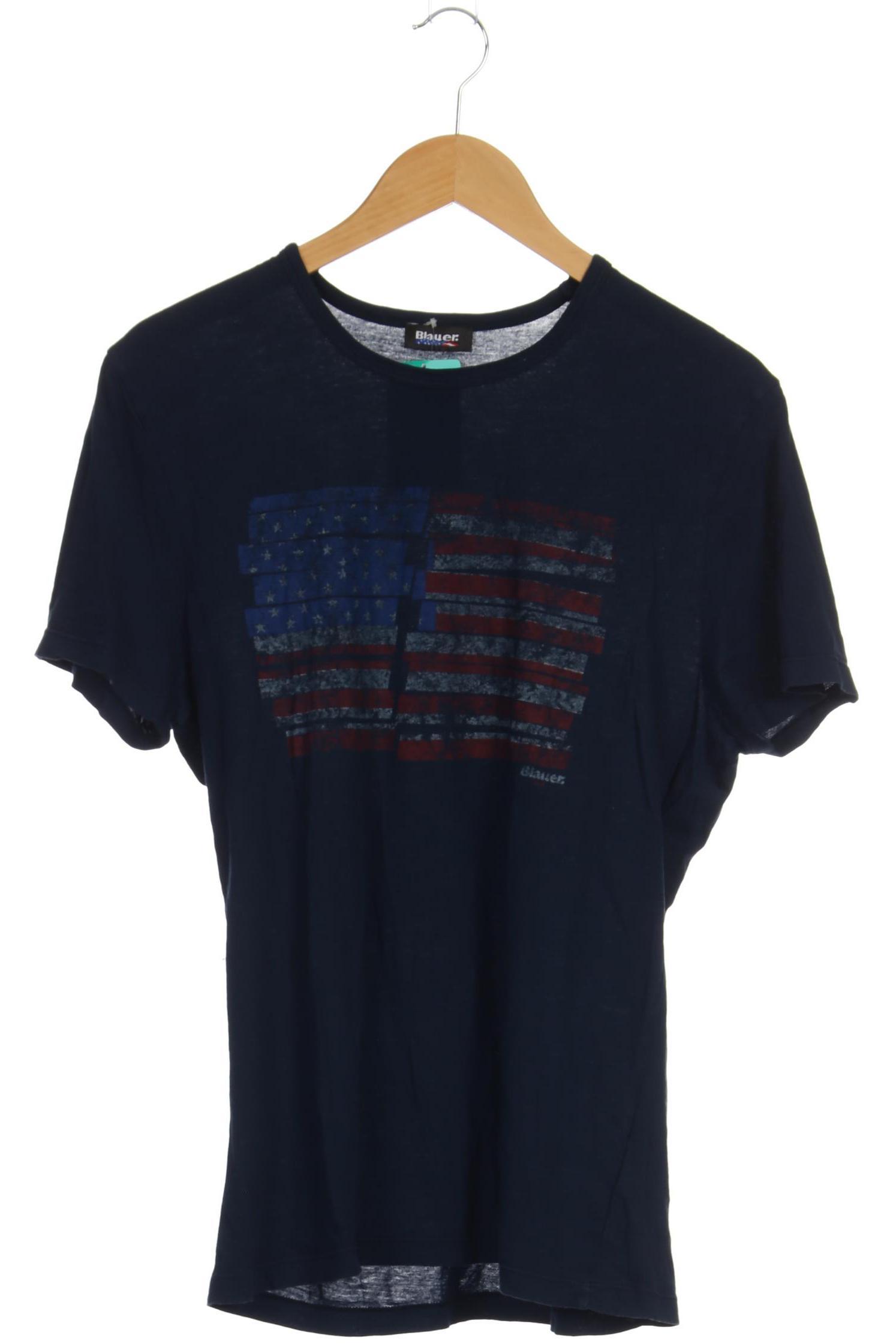 Thumbnail - blauer Herren T-Shirt, blau, Gr.