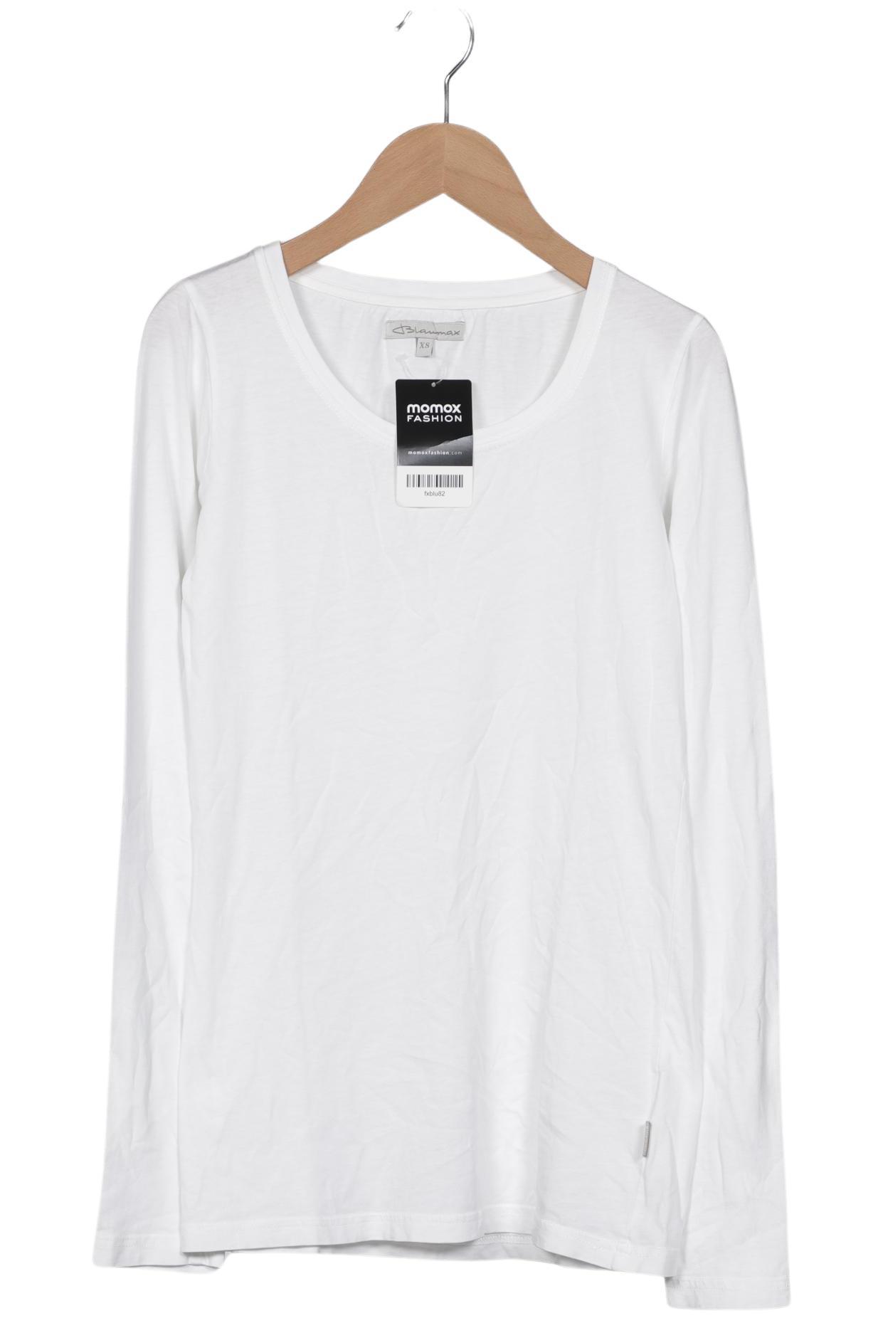 

Blaumax Damen Langarmshirt, weiß, Gr. 34
