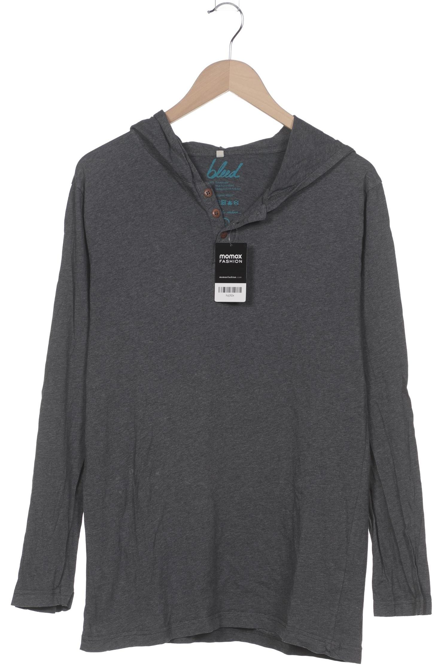 

bleed Herren Kapuzenpullover, grau, Gr. 48