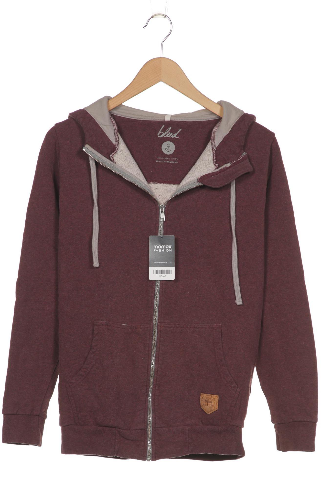 

bleed Herren Kapuzenpullover, bordeaux, Gr. 48