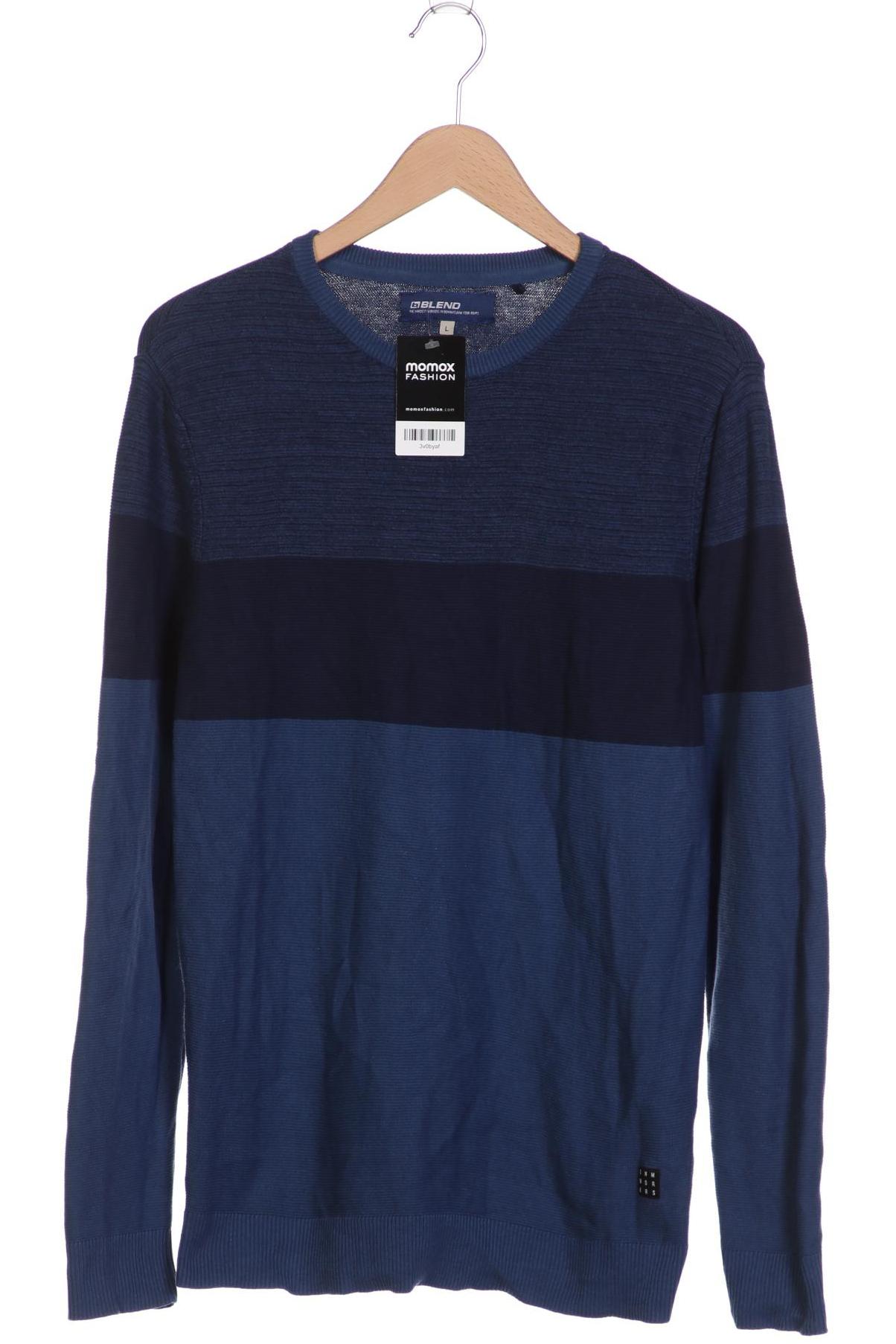 

BLEND Herren Pullover, blau