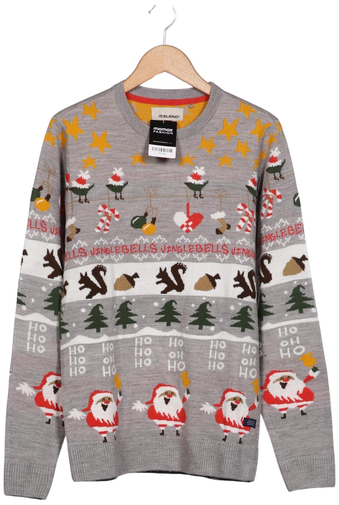 

Blend Herren Pullover, grau, Gr. 48